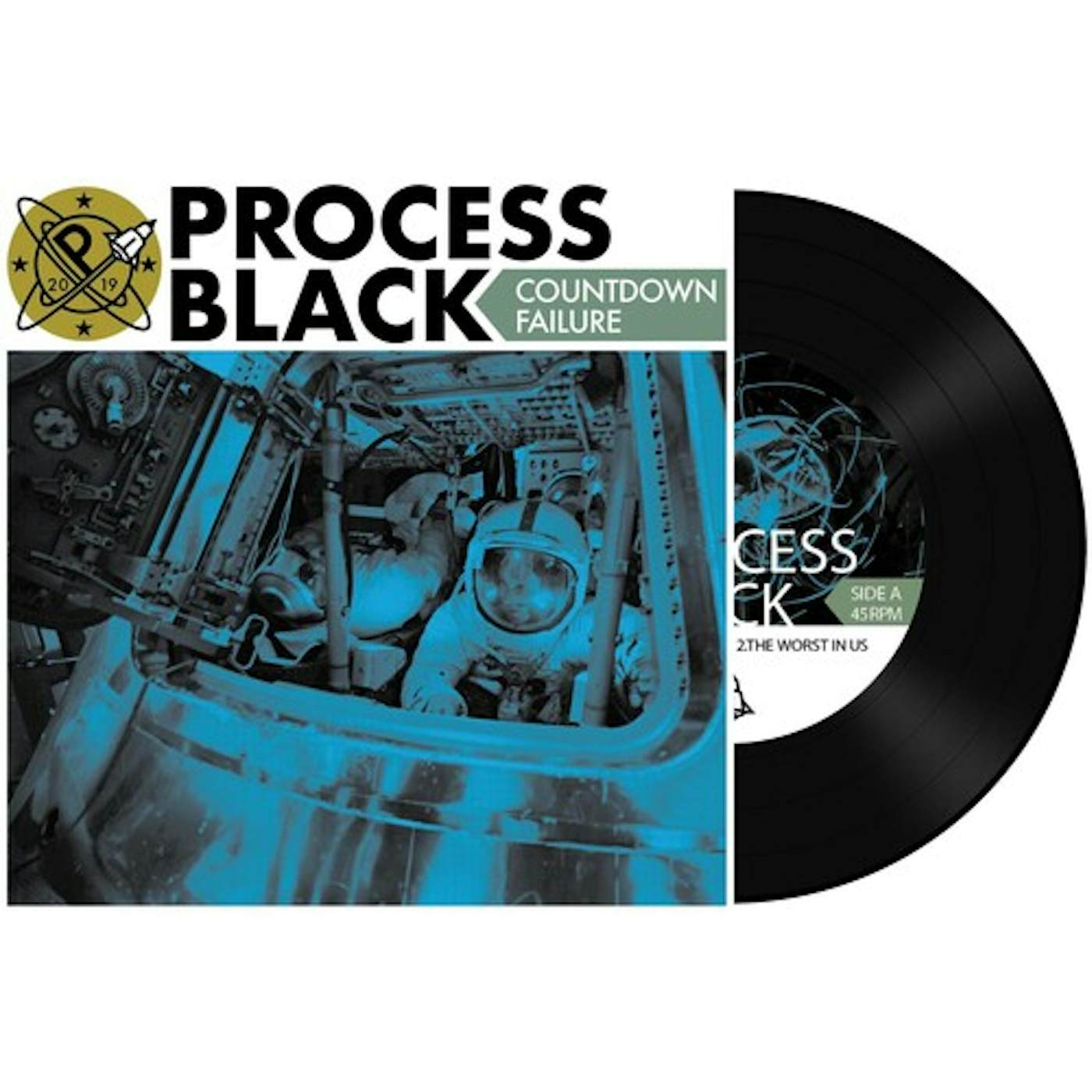 Process Black Countdown Failure Vinyl Record