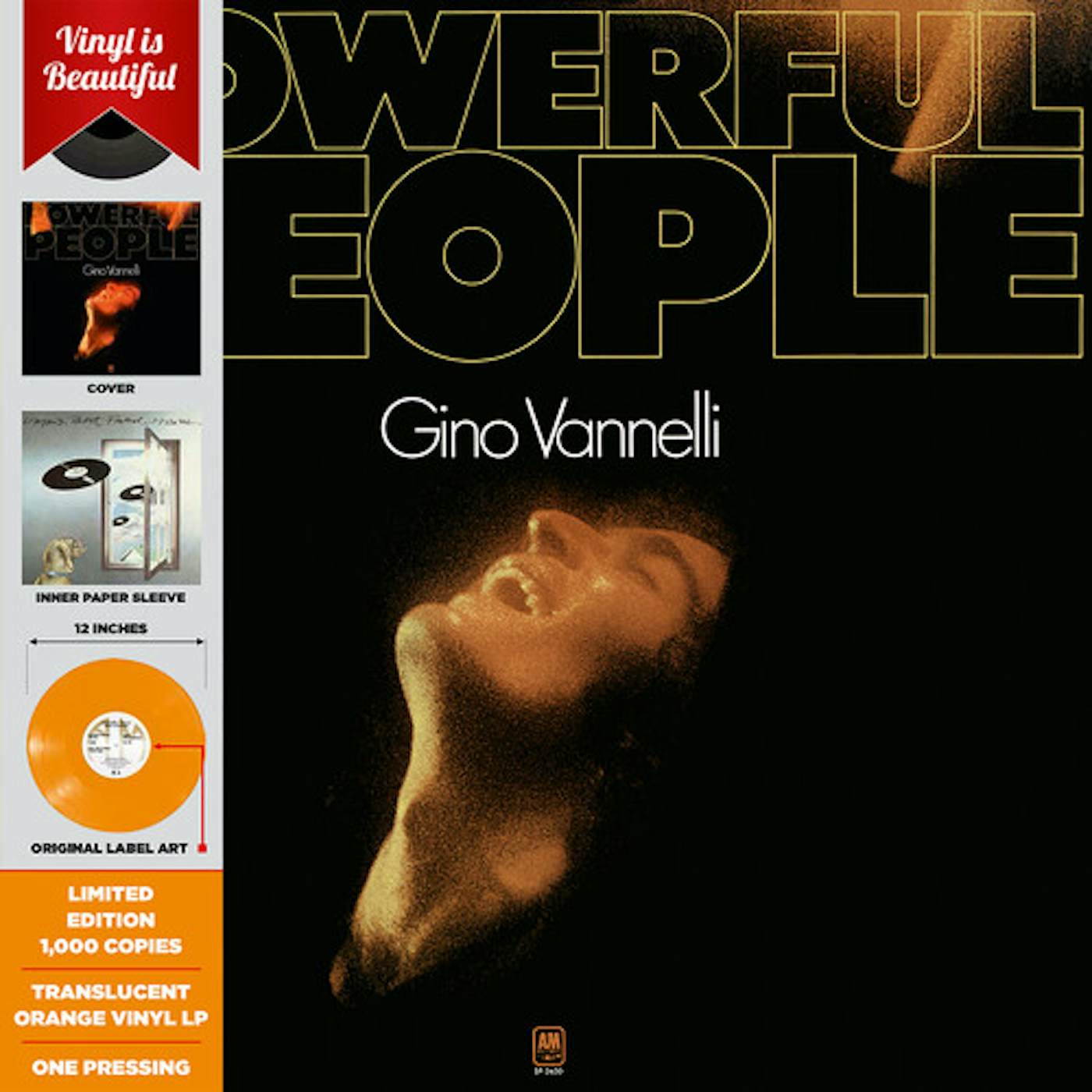 Gino Vannelli POWERFULL PEOPLE Vinyl Record