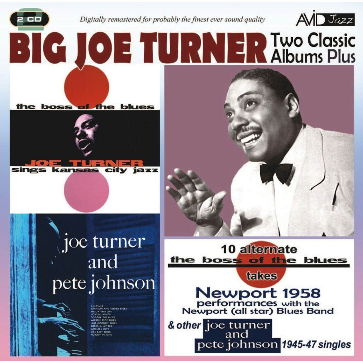 Big Joe Turner SINGLES / BOSS OF THE BLUES CD