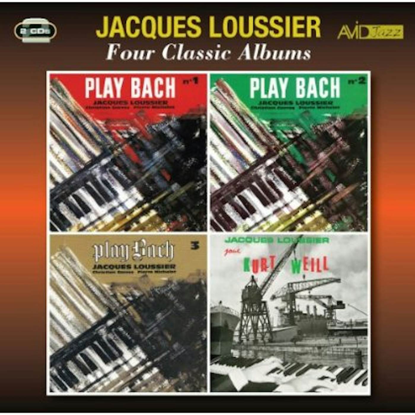 Jacques Loussier PLAY BACH 1-3 / PLAYS KURT CD
