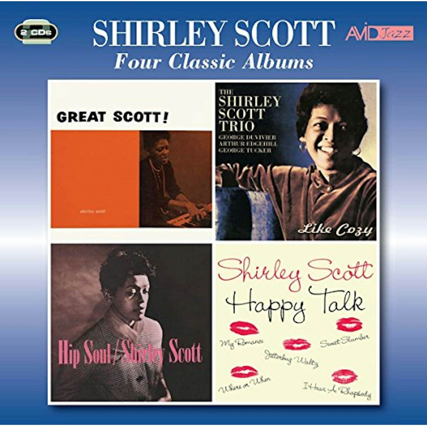 Shirley Scott GREAT SCOTT / LIKE COZY / HIP SOUL CD