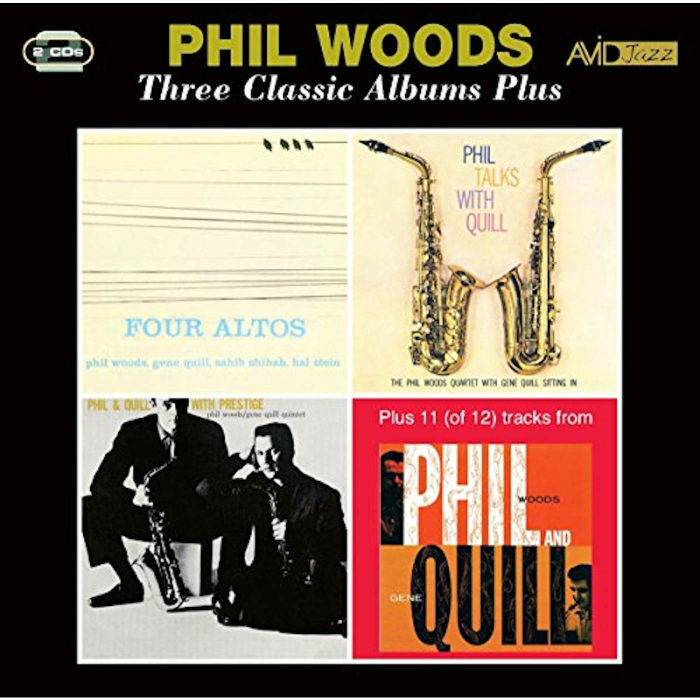 Phil Woods FOUR ALTOS / PHIL TALKS CD