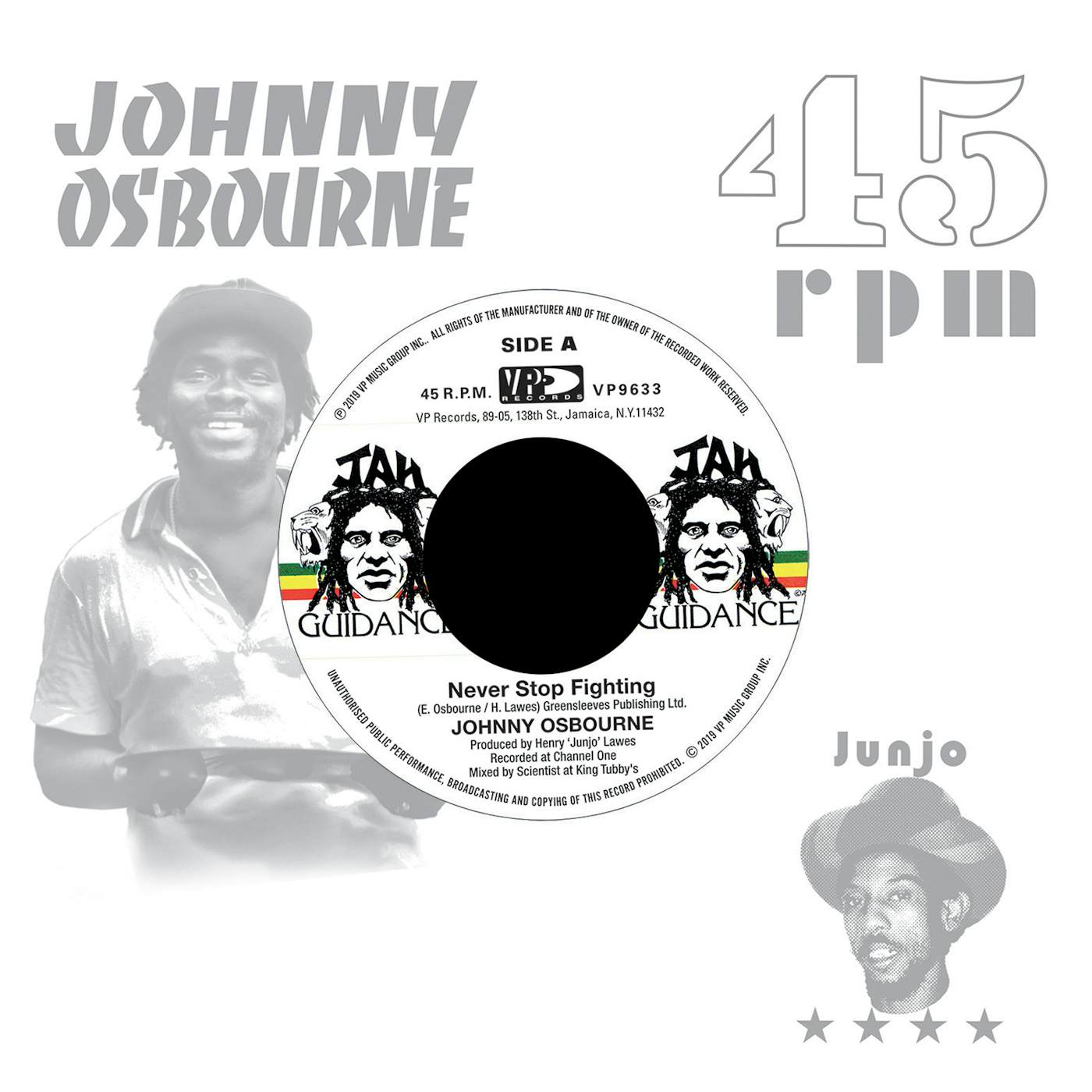 Johnny Osbourne Never Stop Fighting Vinyl Record