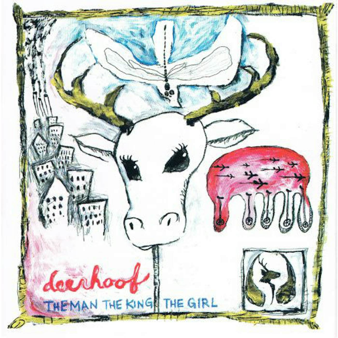 Deerhoof MAN THE KING THE GIRL Vinyl Record