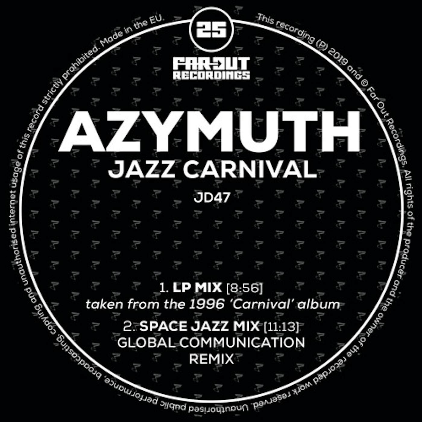 Azymuth Jazz Carnival Vinyl Record