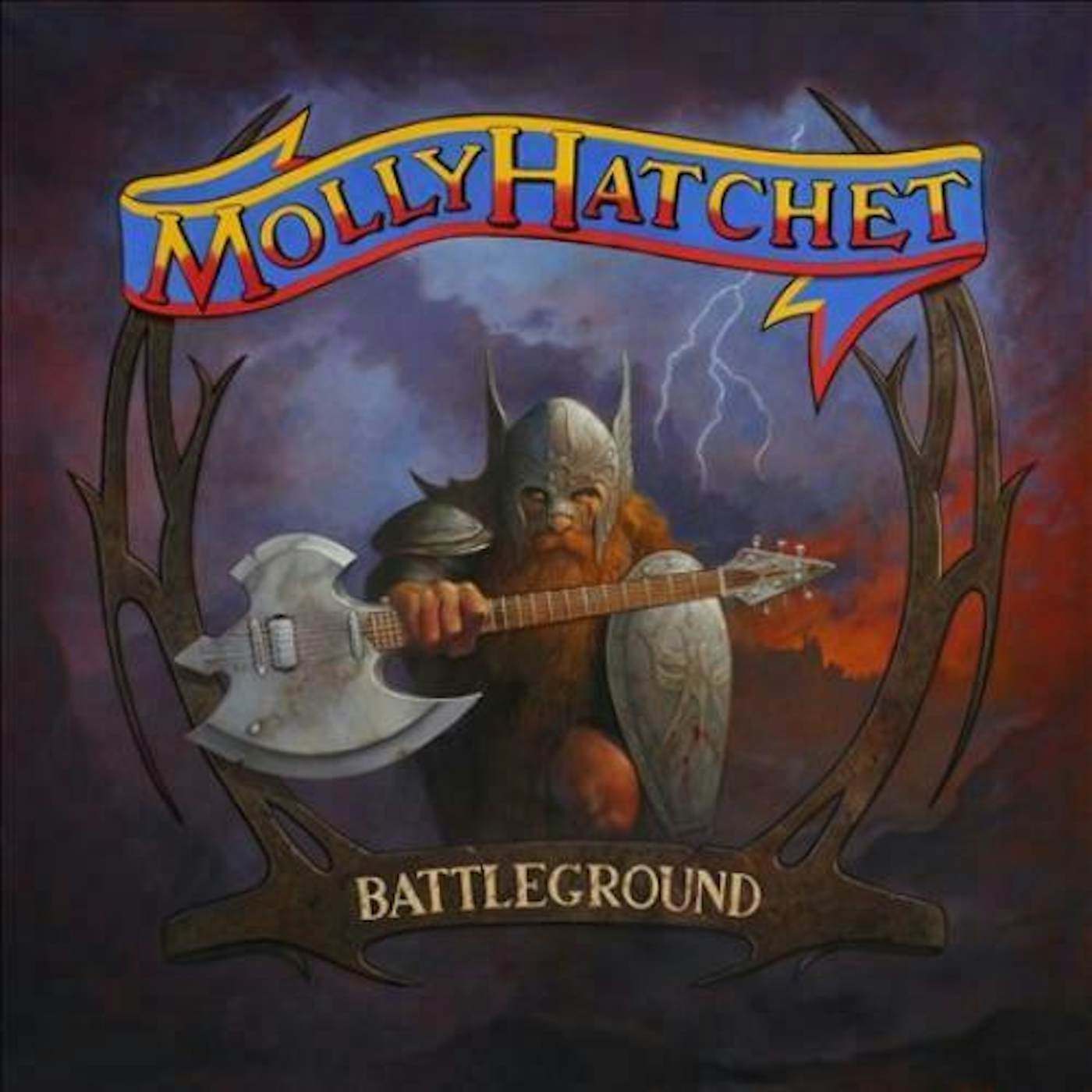 Molly Hatchet BATTLEGROUND Vinyl Record