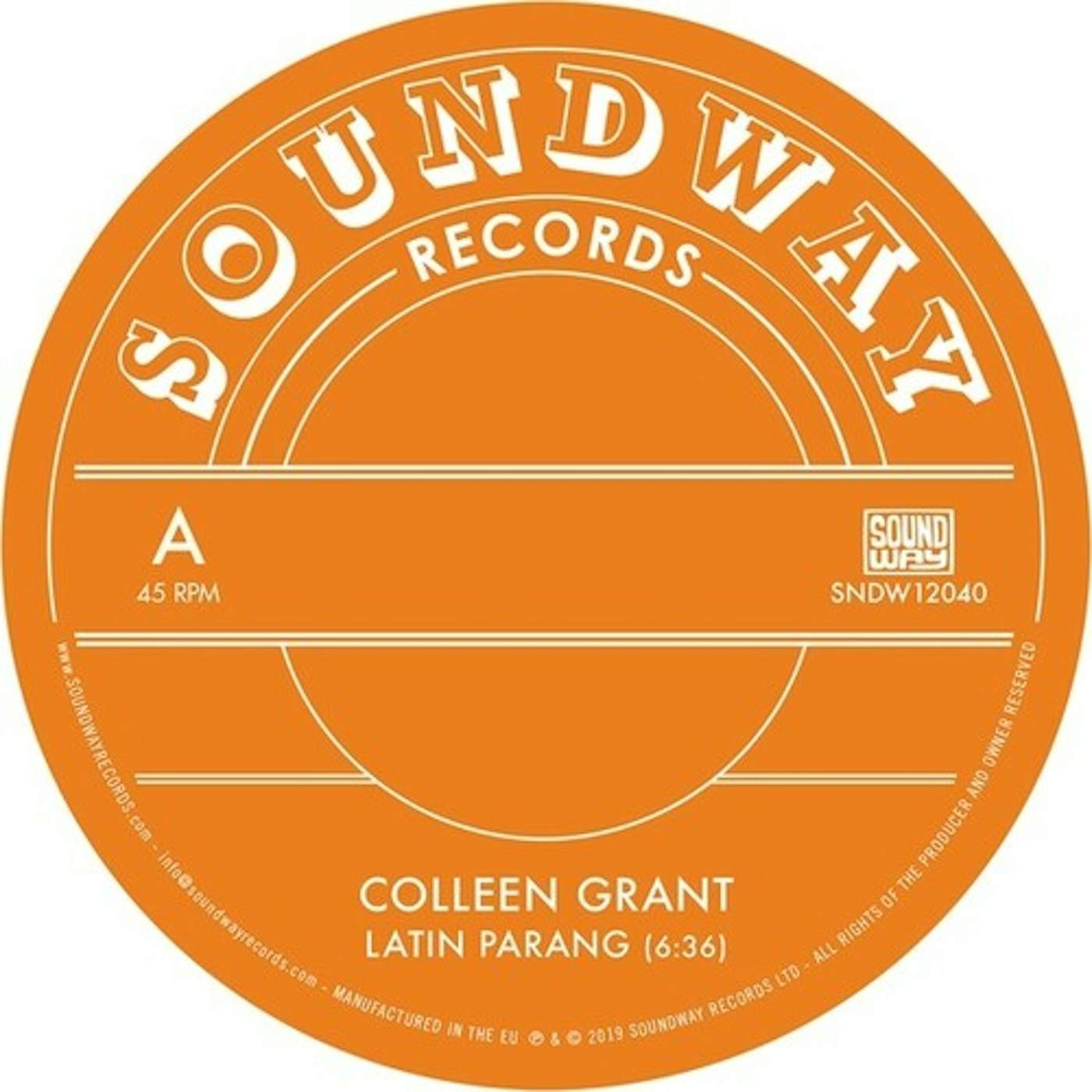 Colleen Grant / Sandra Hamilton LATIN PARANG / PARANG JAM Vinyl Record