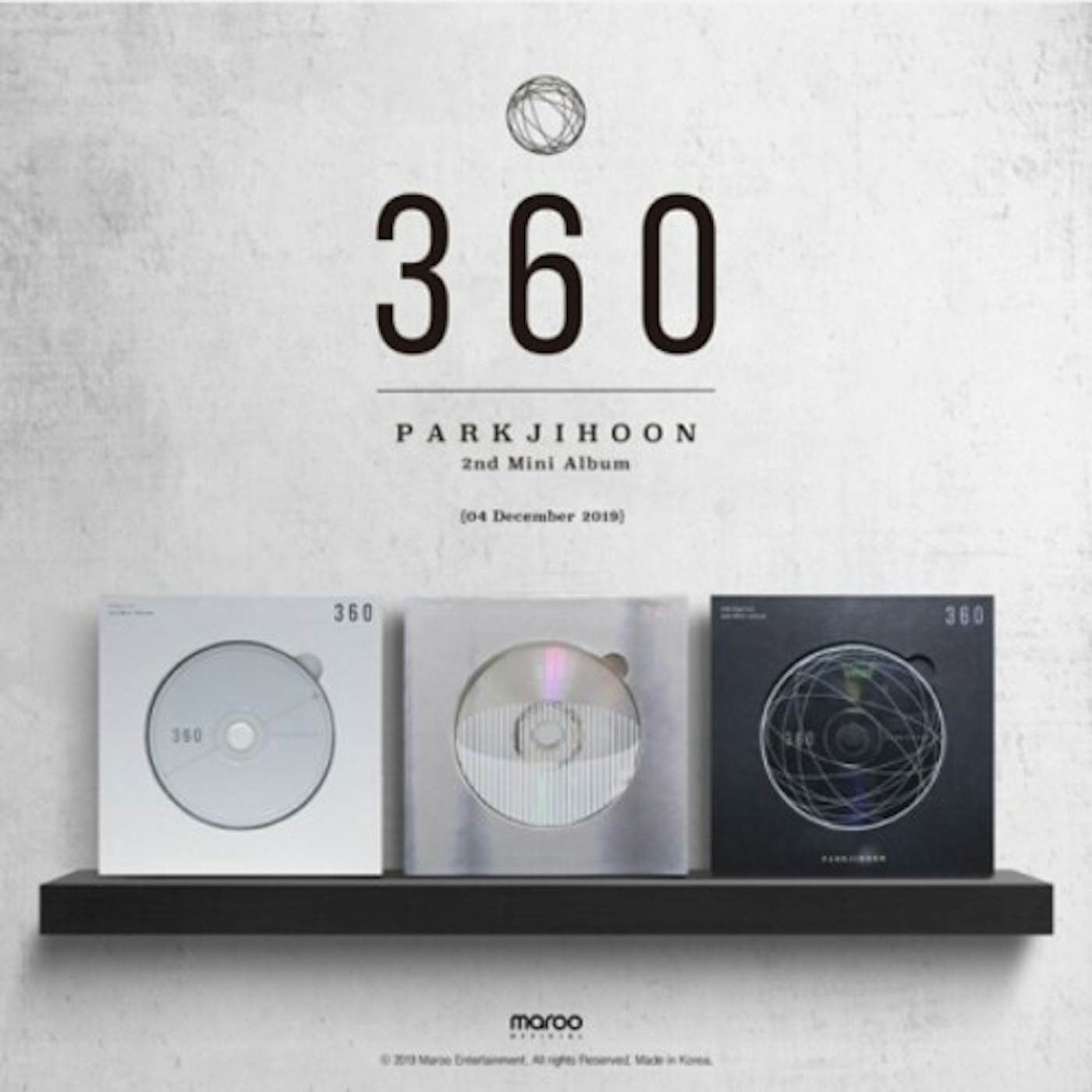 PARK JI HOON 360 CD