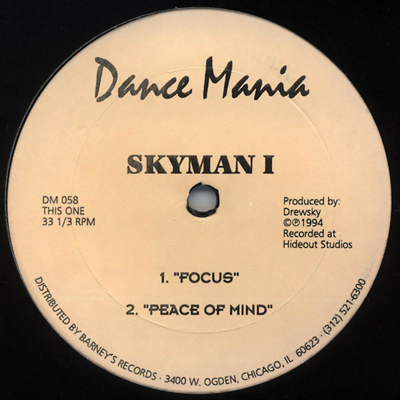 Skyman I Focus Vinyl Record