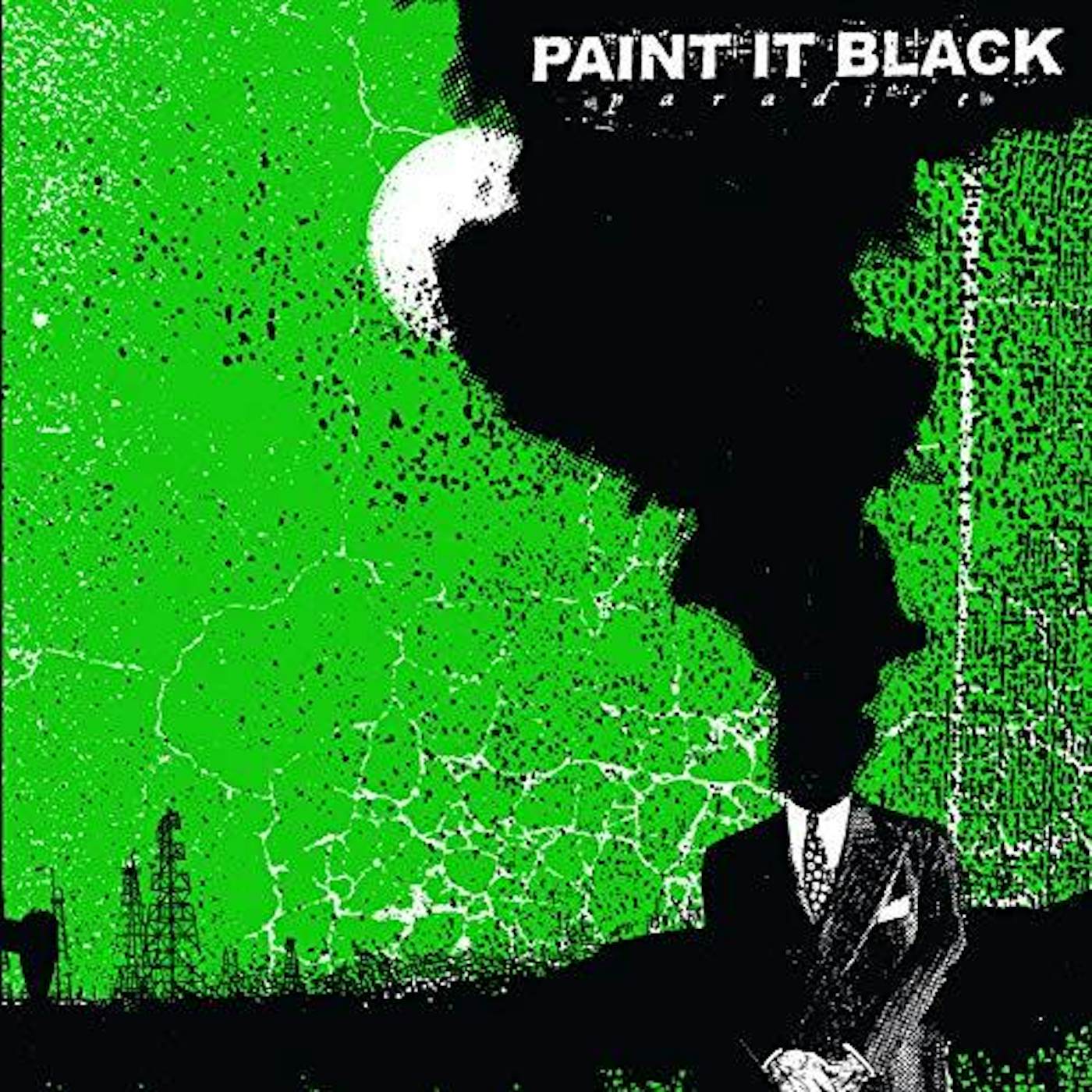 Paint It Black PARADISE (TRANSPARENT CLEAR) Vinyl Record