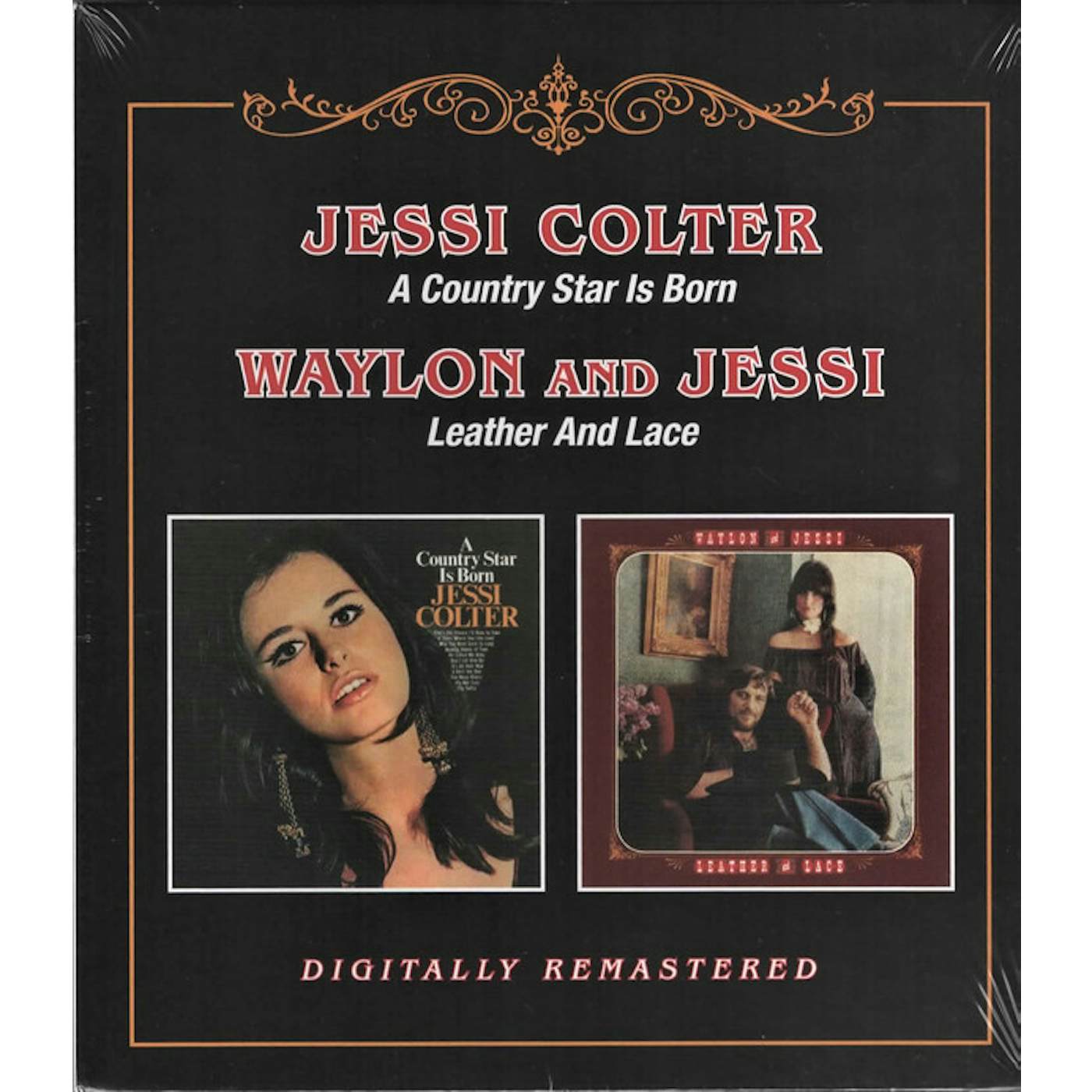 Jessi Colter COUNTRY STAR IS BORN / LEATHER & LACE CD