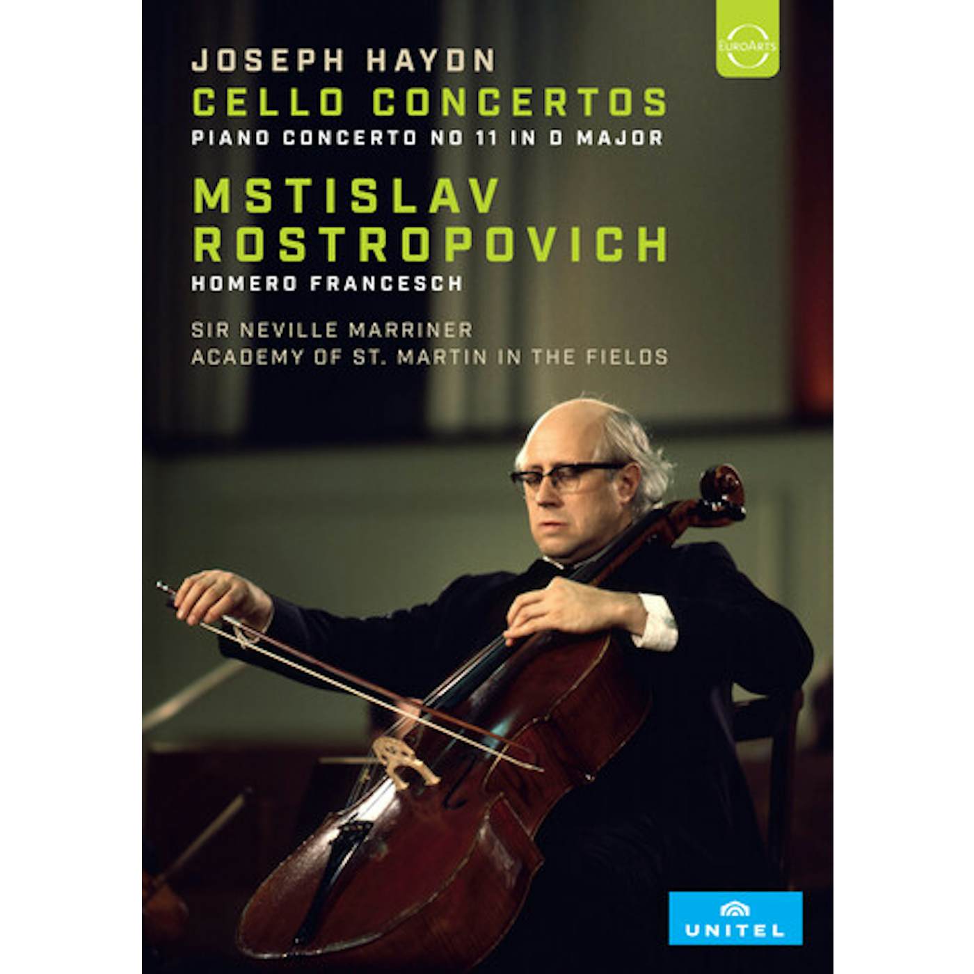 Mstislav Rostropovich ROSTROPOVICH PLAYS HAYDN CELLO CONCERTOS DVD