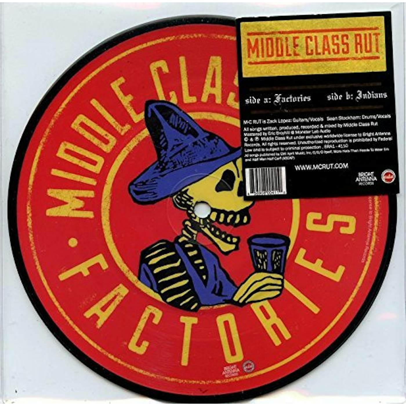 Middle Class Rut FACTORIES & INDIANS Vinyl Record