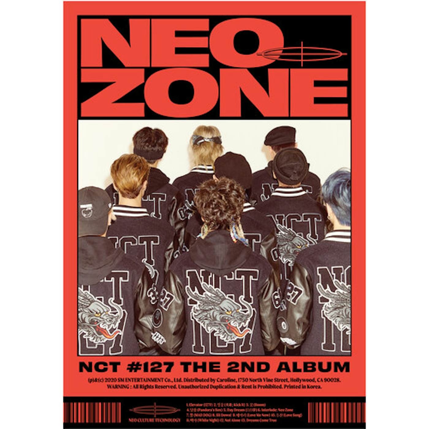 2ND ALBUM NCT 127 NEO ZONE [C VER.] CD
