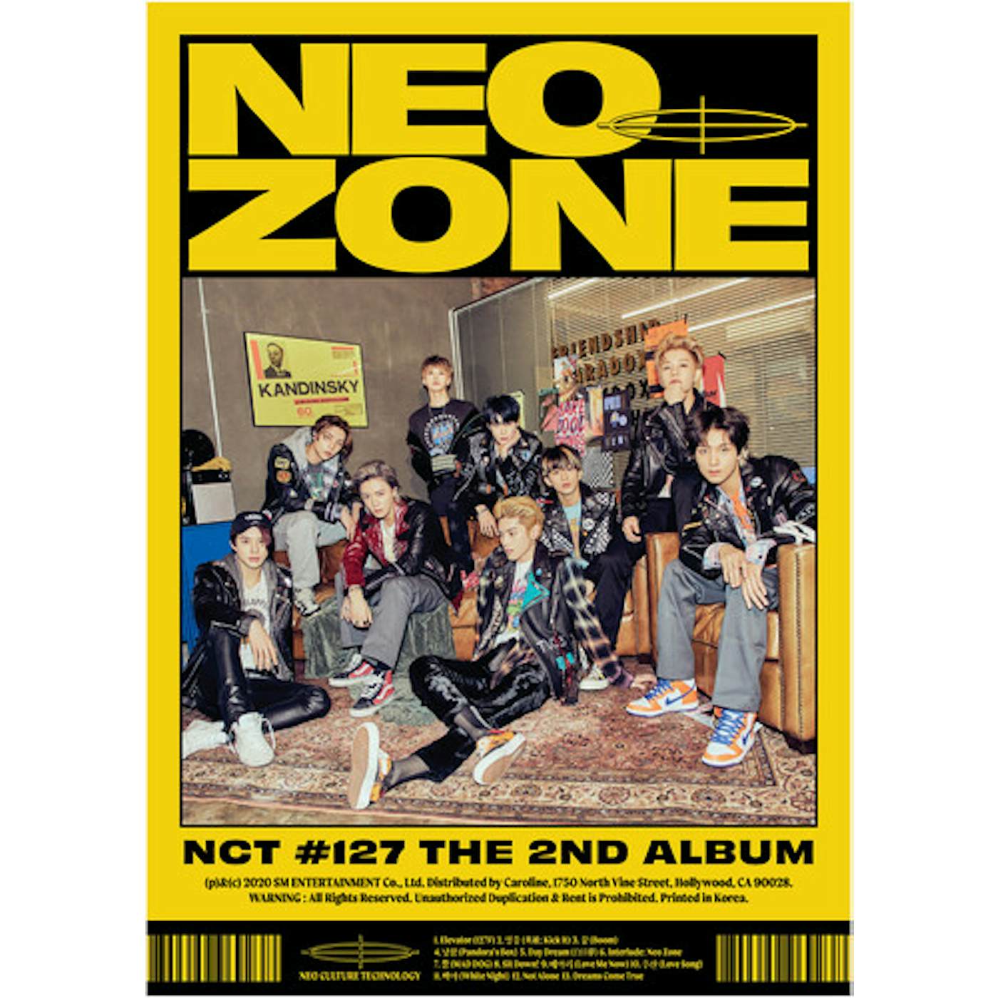 NCT 127 NEO ZONE (2ND ALBUM) (N VER.) CD