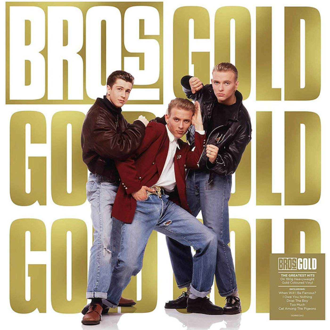 BROS Gold Vinyl Record