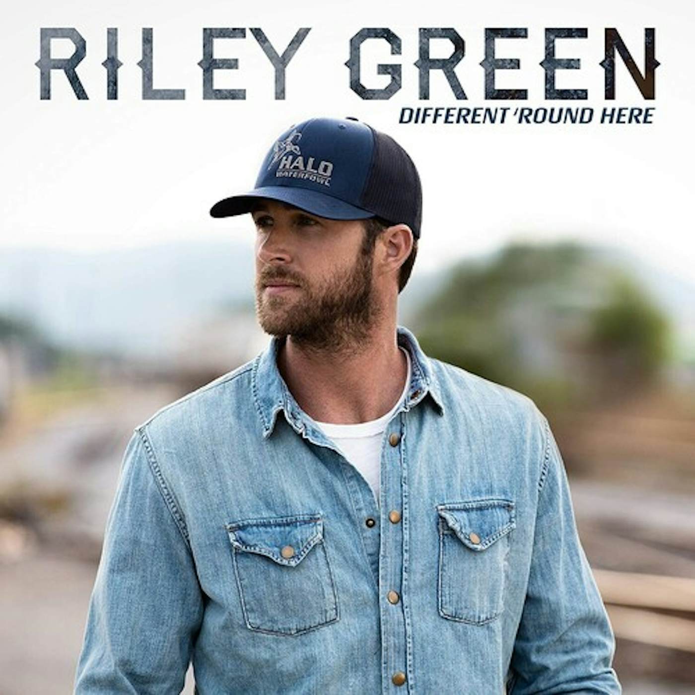 RILEY GREEN SIGNED IN A TRUCK RIGHT NOW FRAMED & MATTED CD w