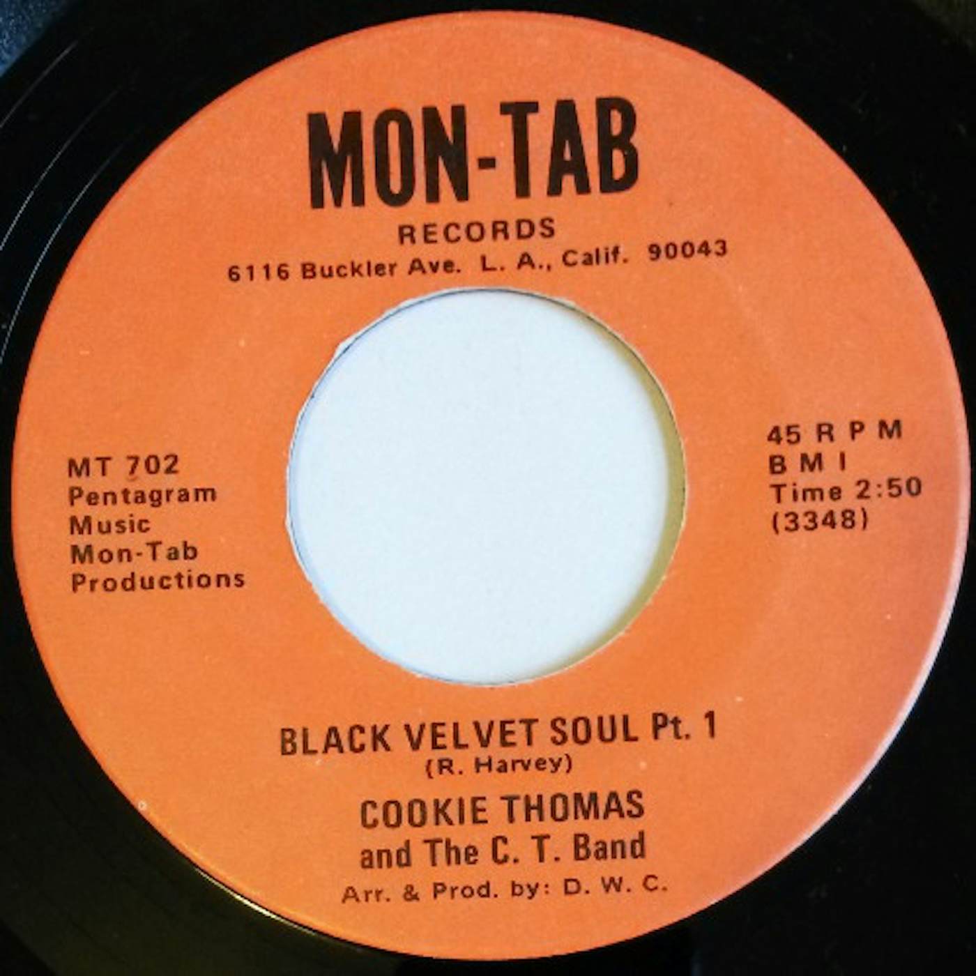 Cokkie Thomas BLACK VELVET SOUL Vinyl Record