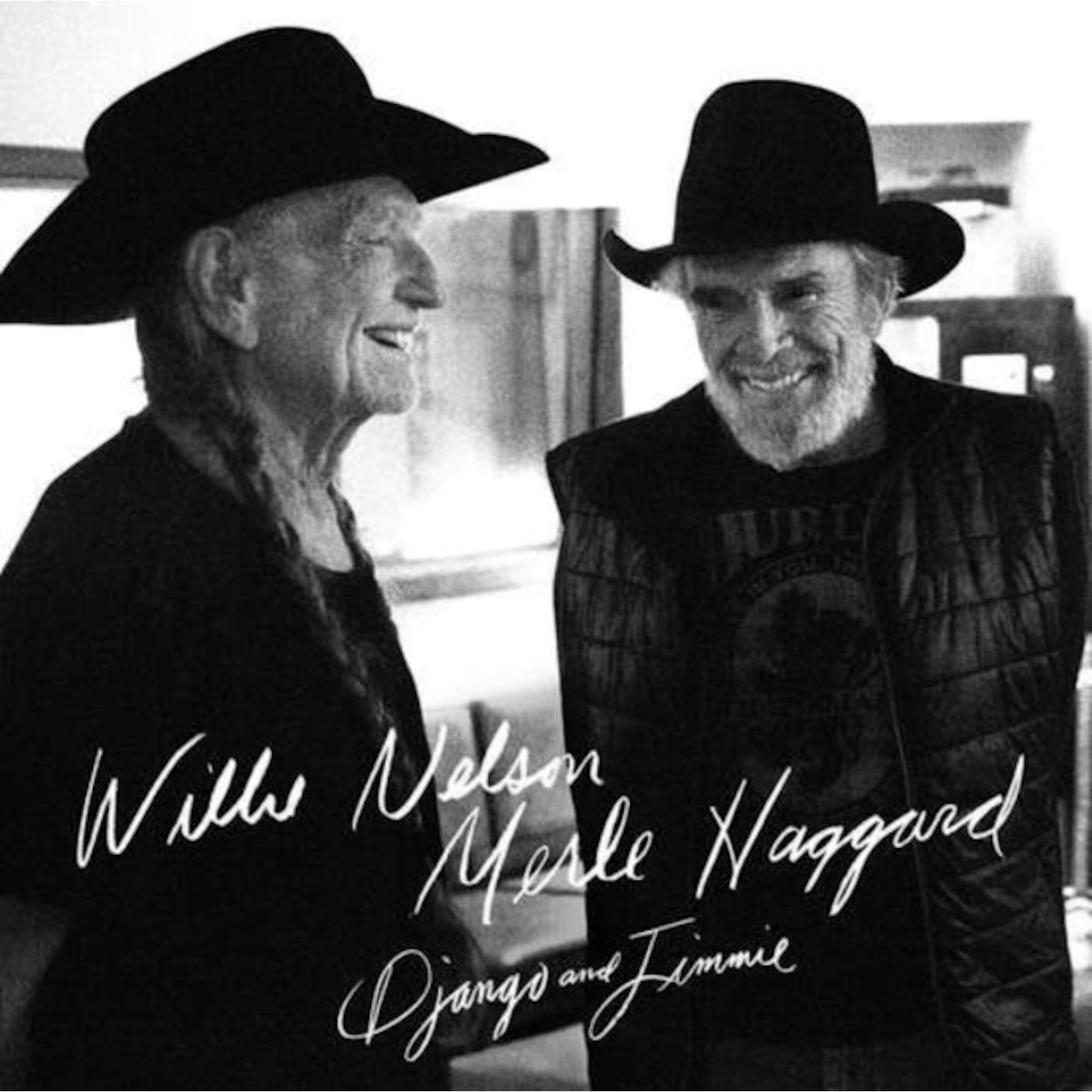 Willie Nelson & Merle Haggard DJANGO & JIMMIE (180G/2LP/BLACK & SILVER MARBLED VINYL) Vinyl Record