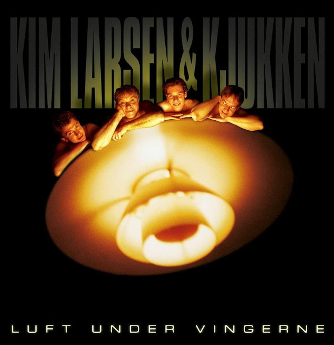 kalligraf Rytmisk Takke Kim Larsen & Kjukken Luft Under Vingerne Vinyl Record