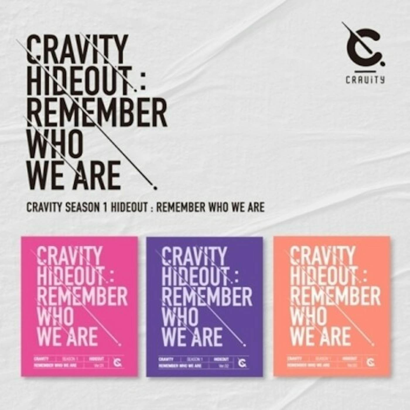 CRAVITY SEASON 1. (HIDEOUT: REMEMBER WHO WE ARE) CD