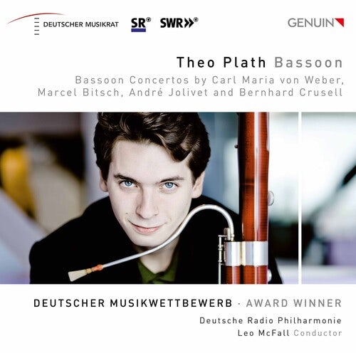 Theo Plath BASSOON CONCERTOS BY WEBER, BITSCH, JOLIVET, & CRUSELL CD