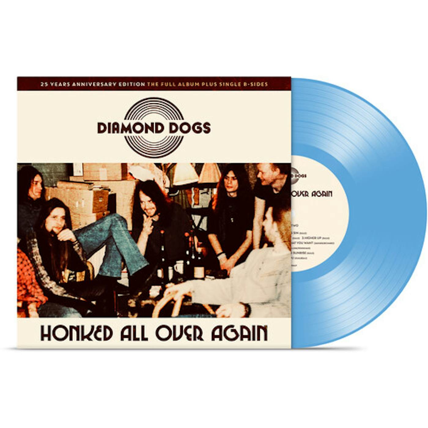 Diamond Dogs HONKED ALL OVER AGAIN (SOLID BLUE VINYL) Vinyl Record