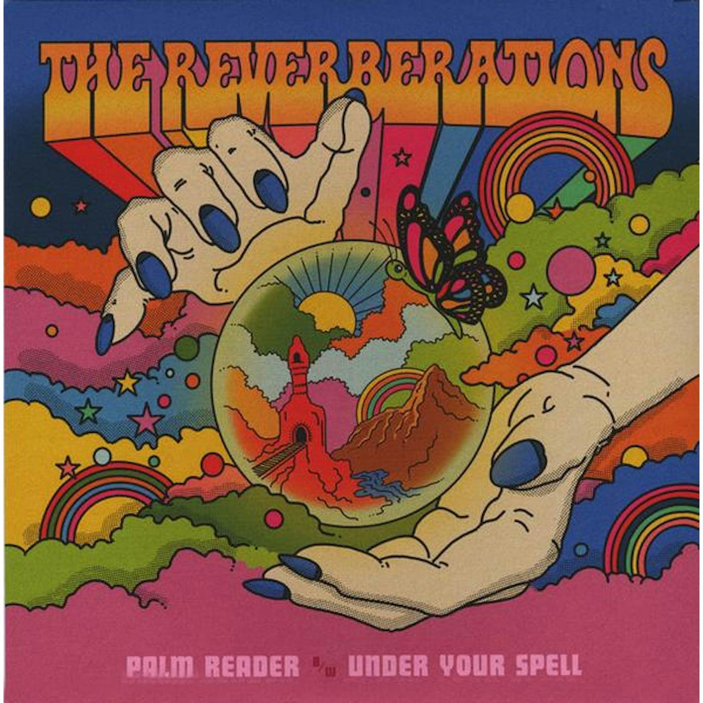 The Reverberations PALM READER / UNDER YOUR SPELL Vinyl Record