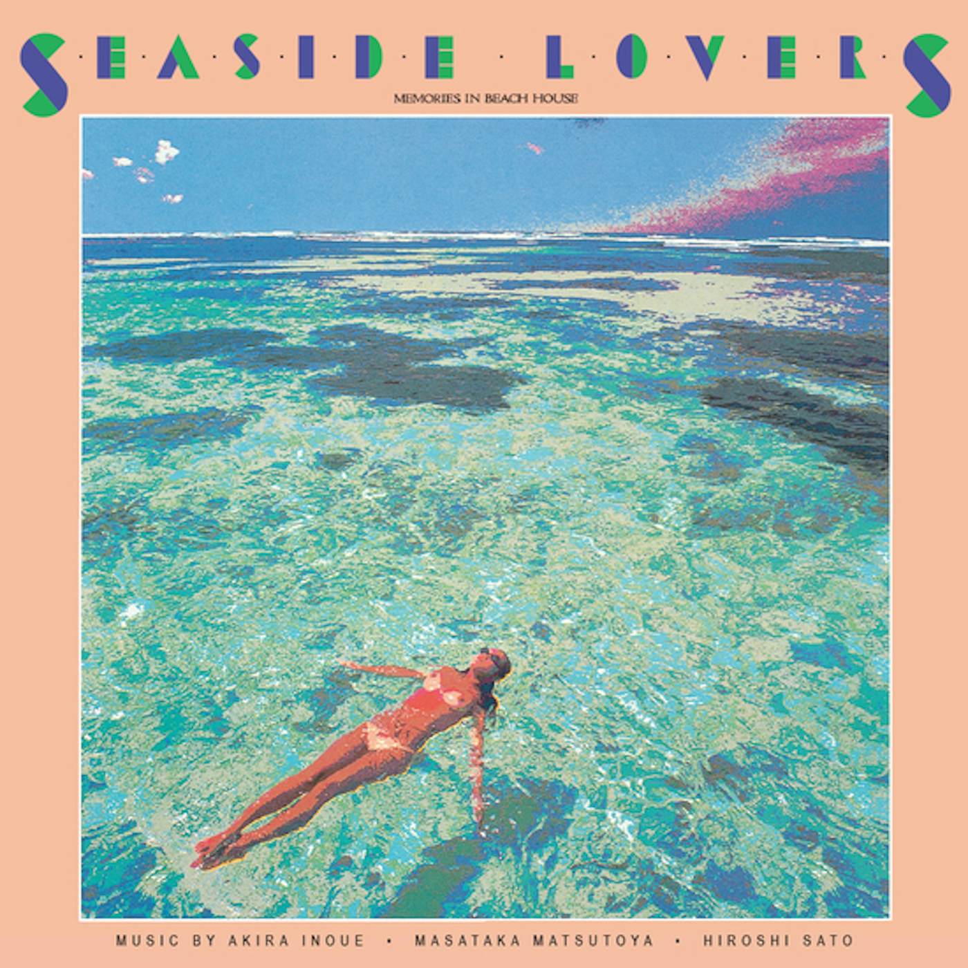 Seaside Lovers MEMORIES IN BEACH HOUSE Vinyl Record - Poster