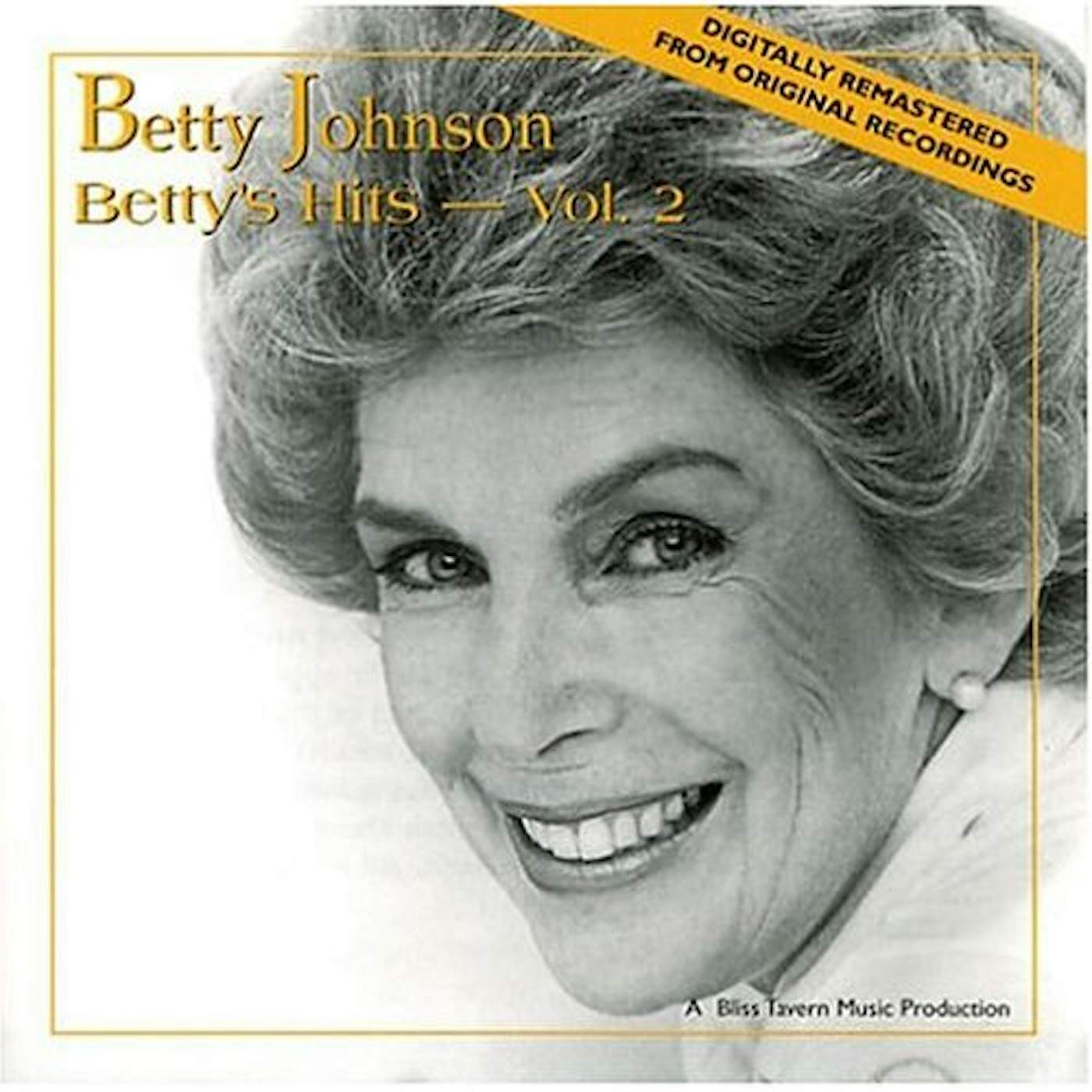 Betty Johnson BETTY'S HITS - VOLUME 2 CD