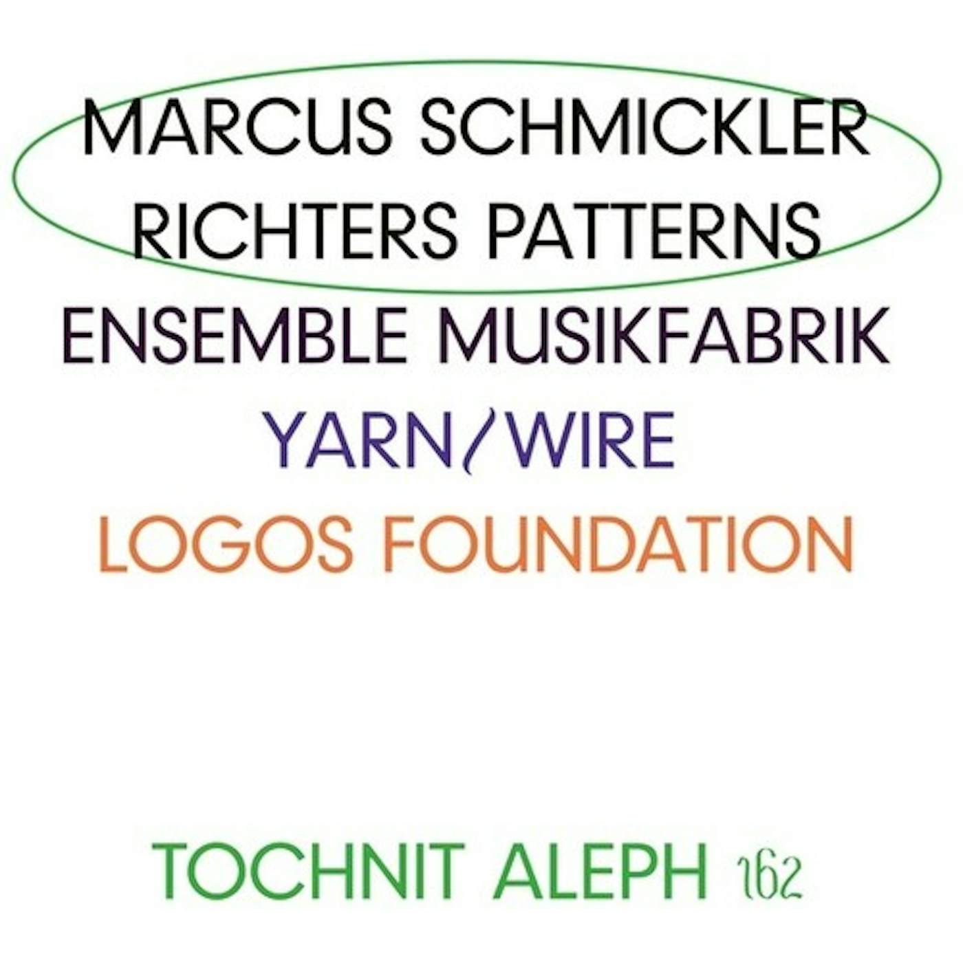 Marcus Schmickler RICHTERS PATTERNS CD