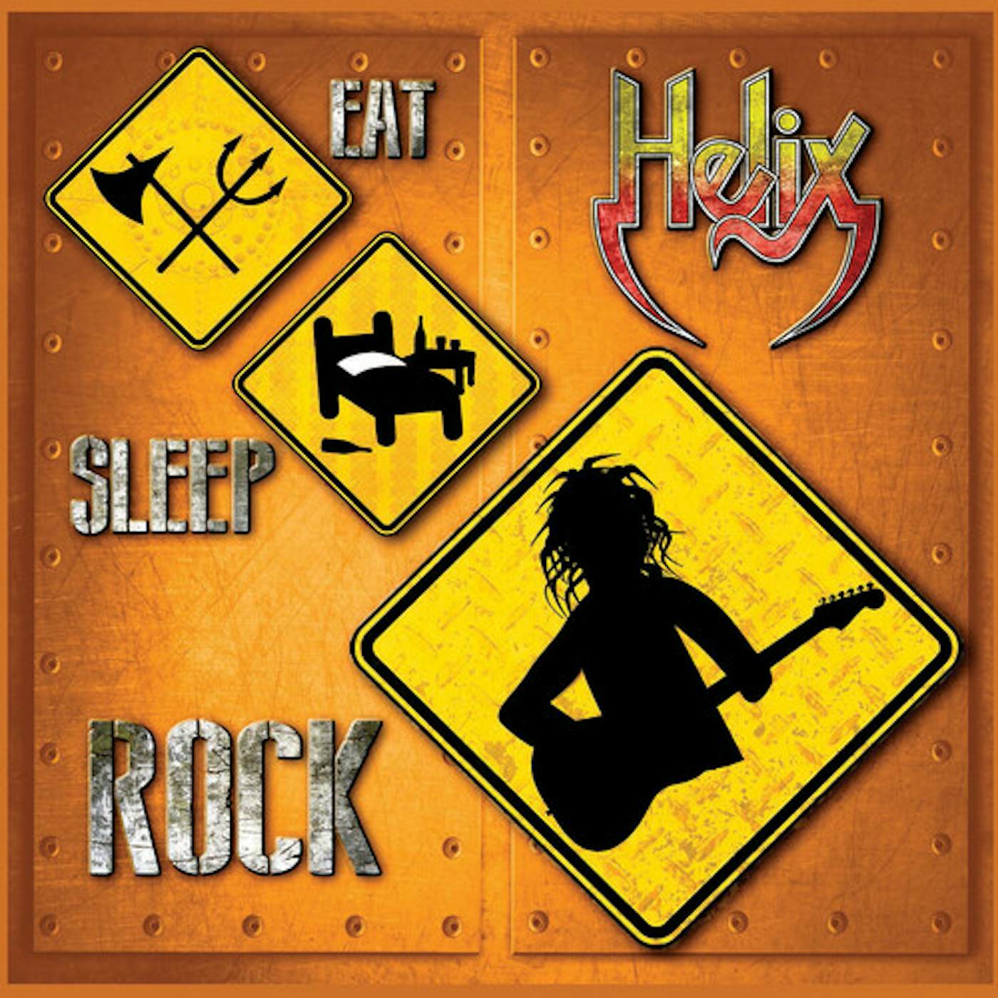 Helix EAT SLEEP ROCK CD