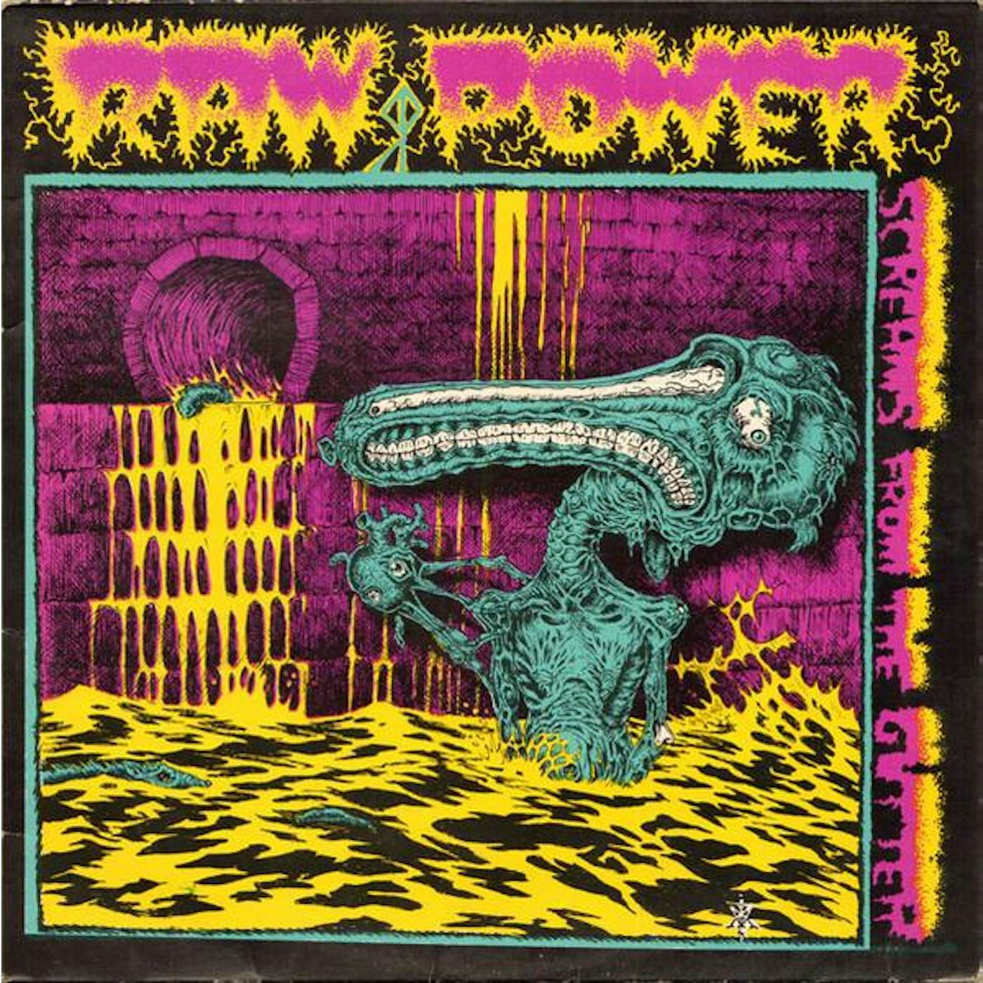 Raw Power SCREAMS FROM THE GUTTER: 35TH ANNIVERSARY Vinyl Record