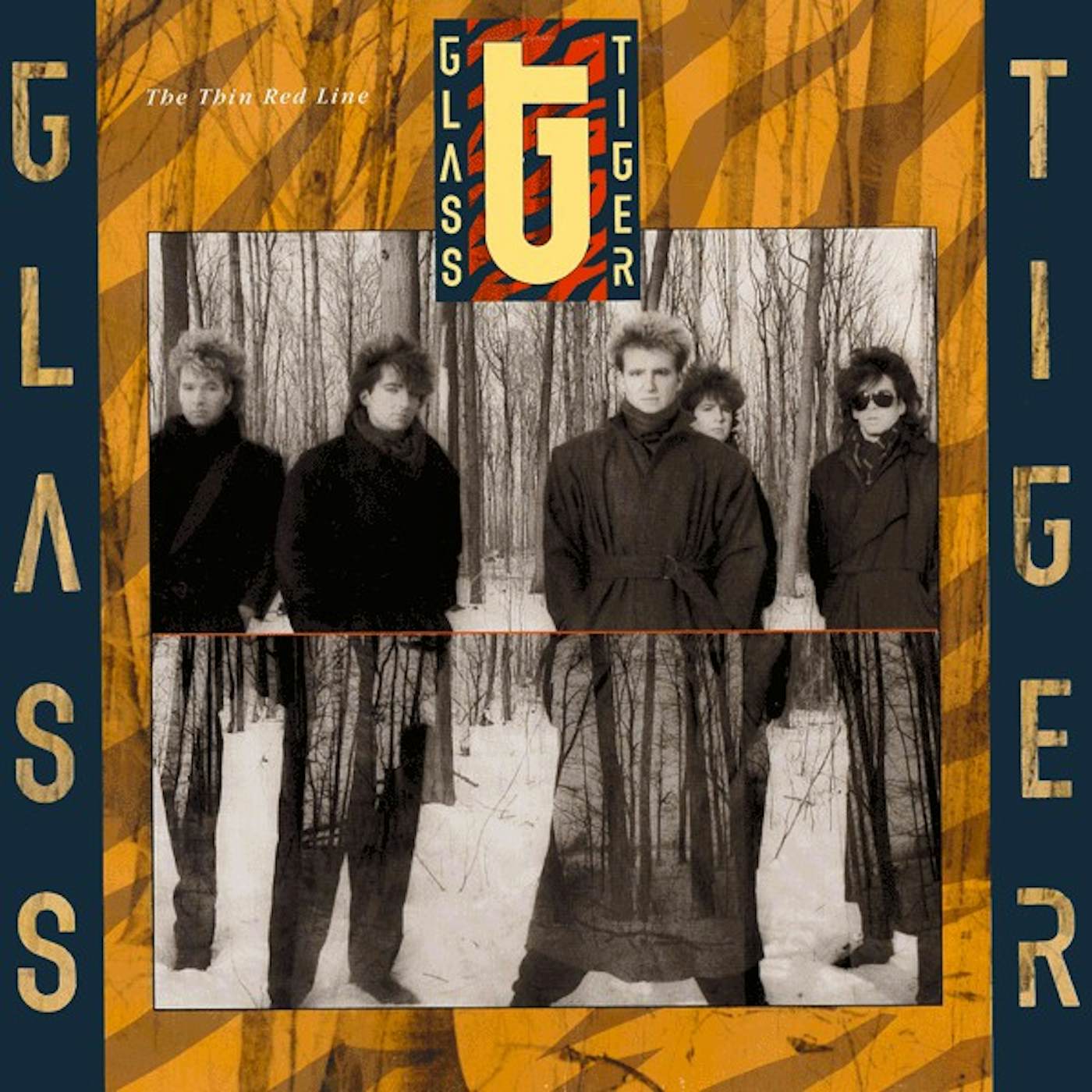 Glass Tiger THIN RED LINE Vinyl Record