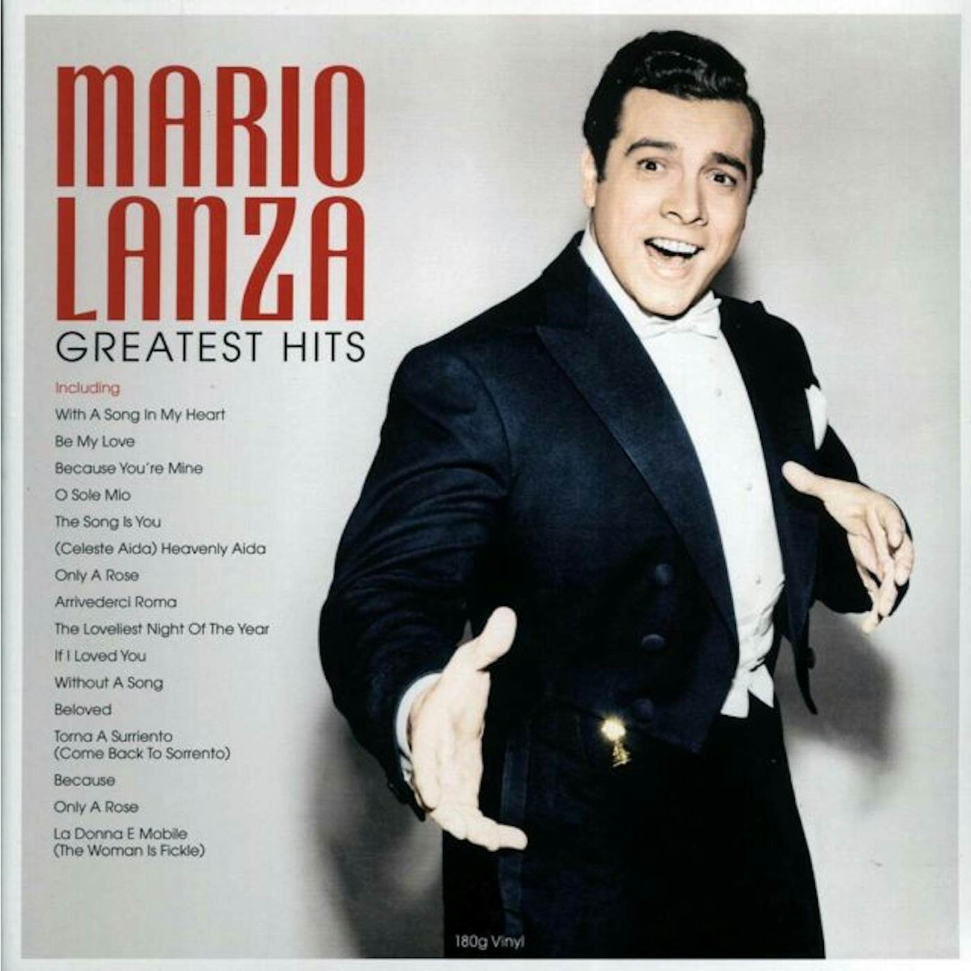 Mario Lanza Greatest Hits Vinyl Record