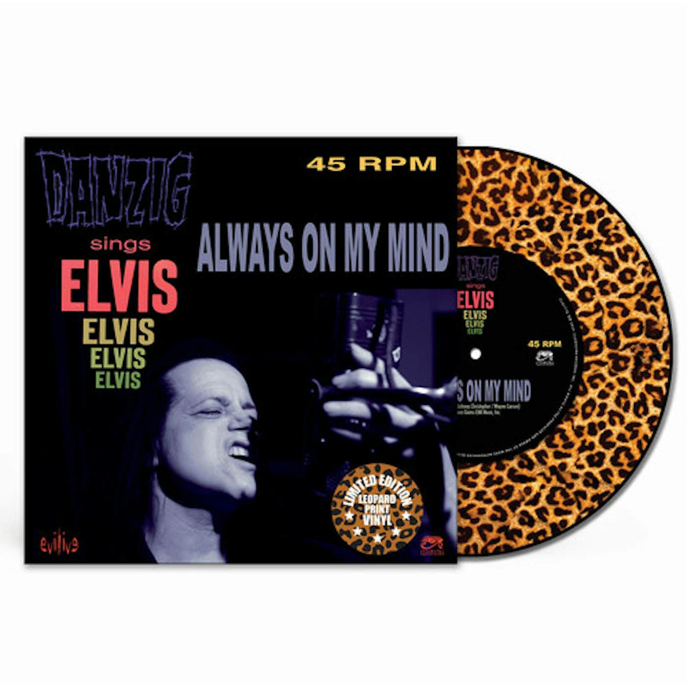 Danzig ALWAYS ON MY MIND (LEOPARD VINYL) Vinyl Record