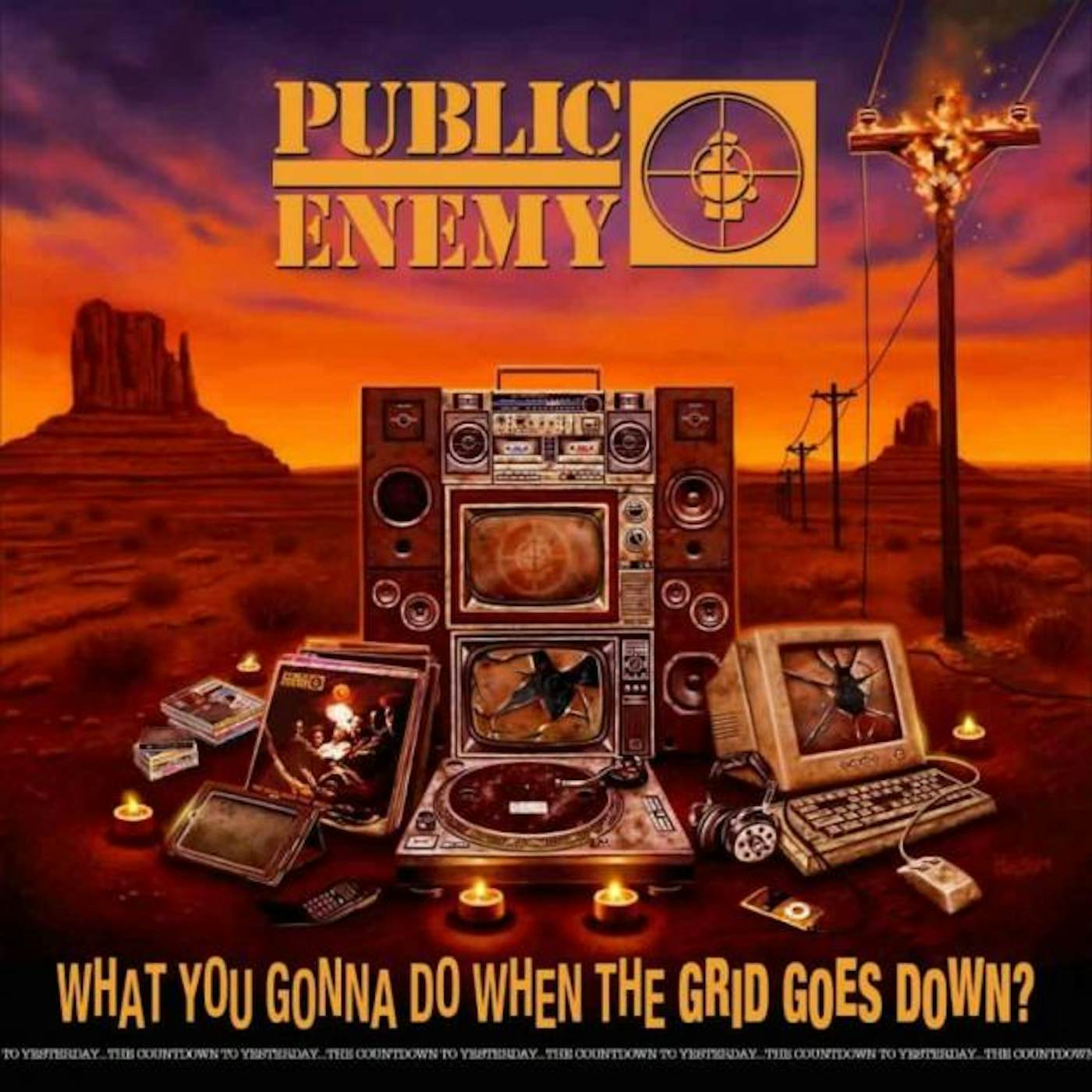 Public Enemy WHAT YOU GONNA DO WHEN THE GRID GOES DOWN Vinyl Record