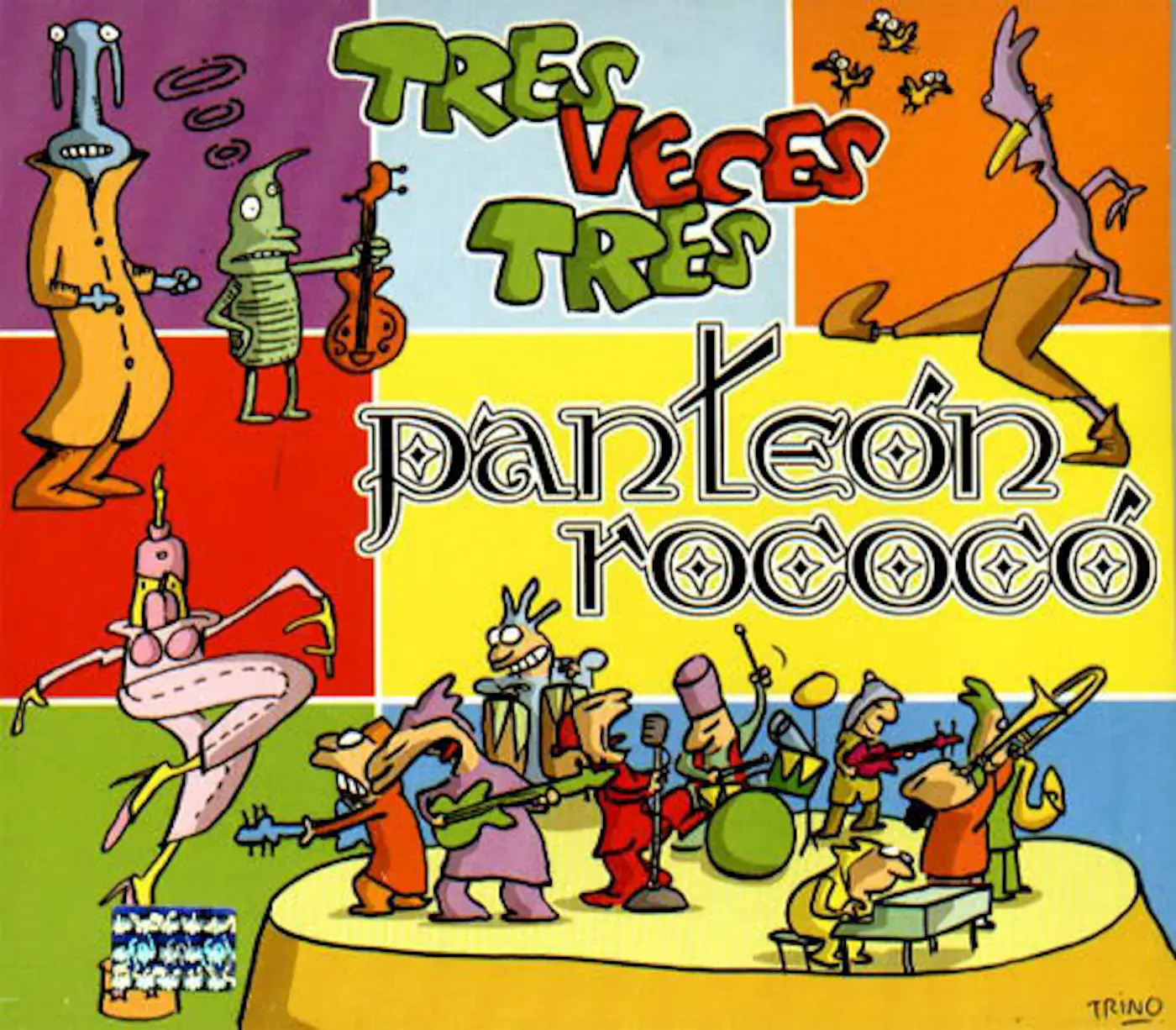 Panteon Rococo Tres Veces Tres Vinyl Record