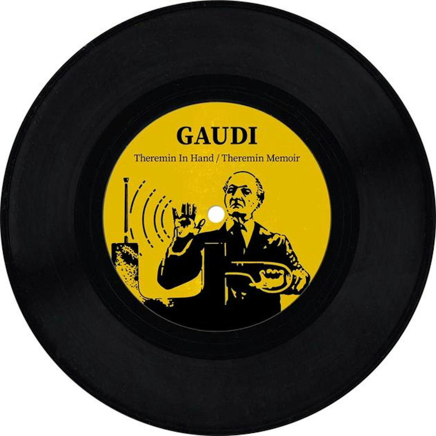 Gaudi Theremin in Hand Vinyl Record