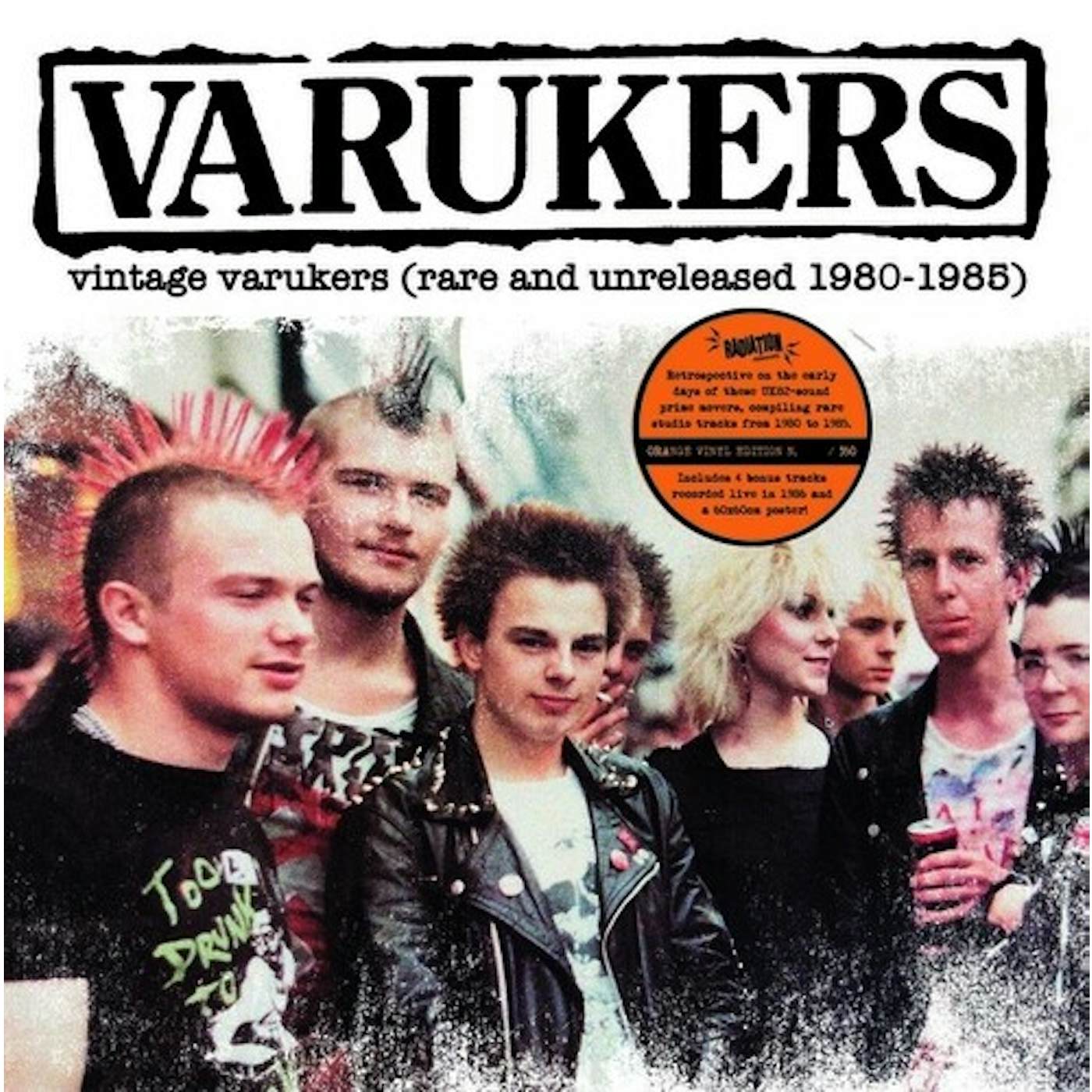 VINTAGE The Varukers Vinyl Record