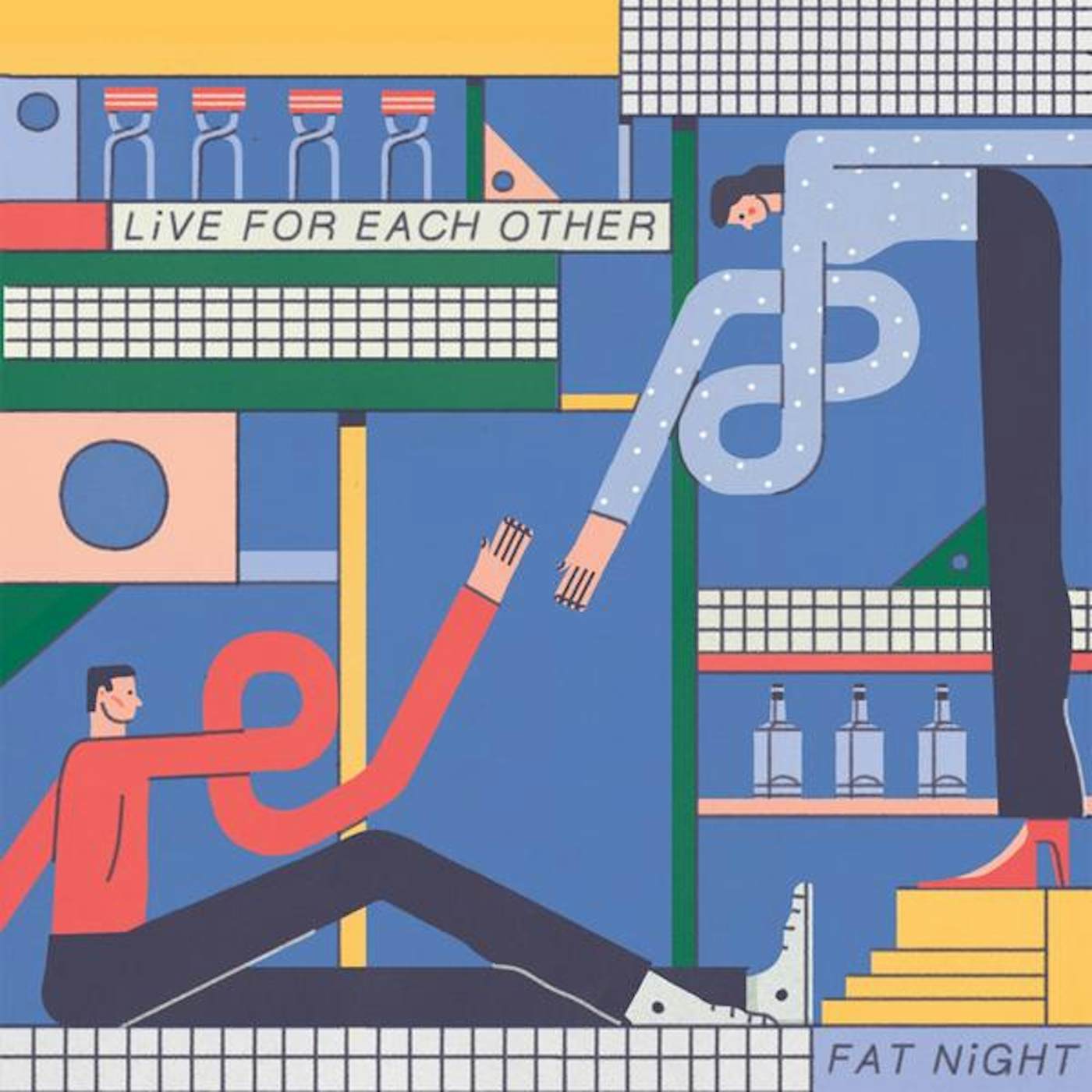 Fat Night Live For Each Other Vinyl Record