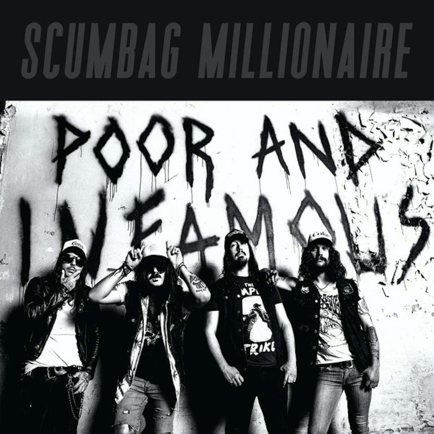 Scumbag Millionaire POOR & INFAMOUS (MAGENTA VINYL) Vinyl Record