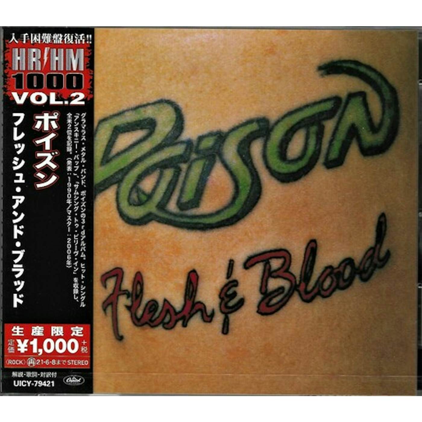 Poison FLESH & BLOOD CD