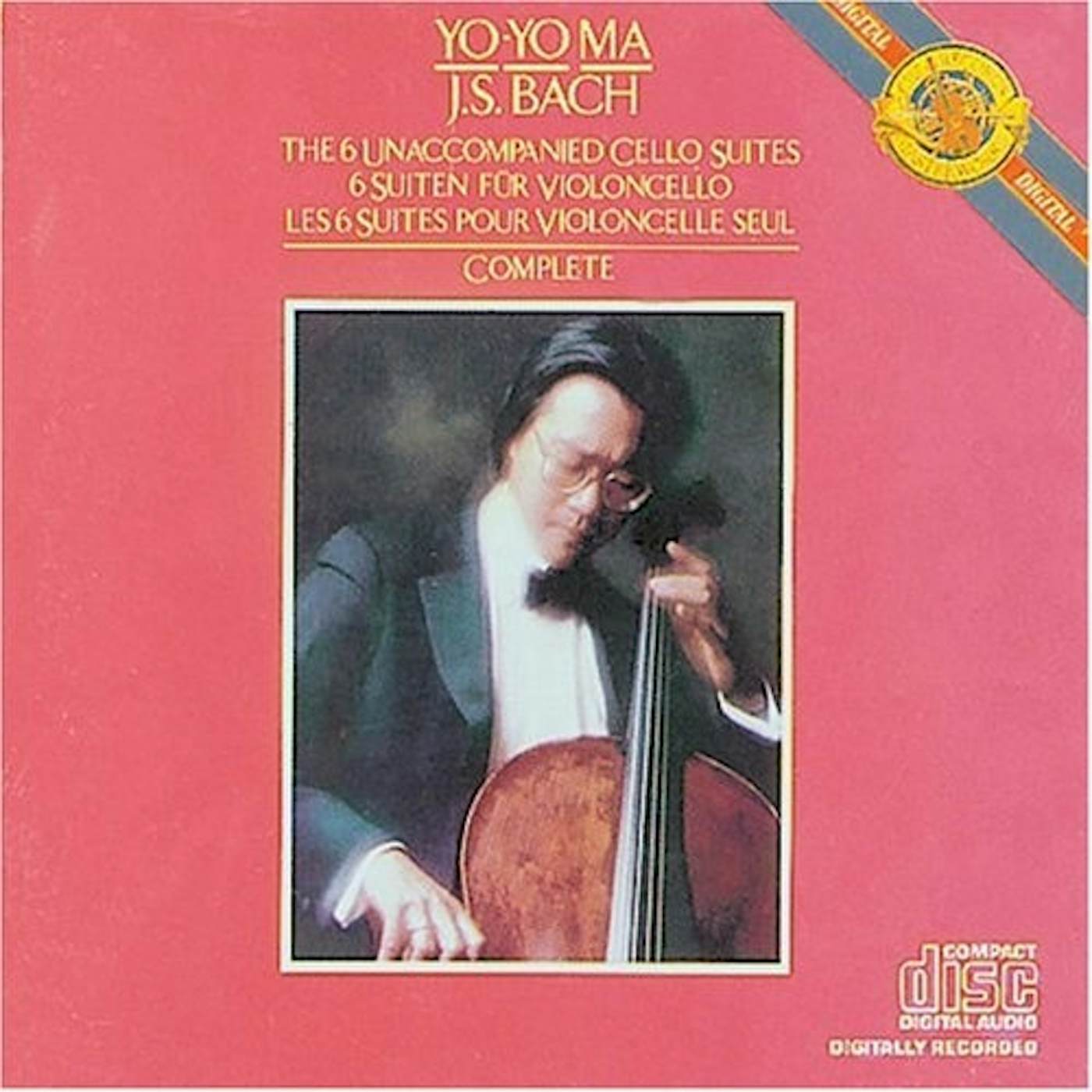 Yo-Yo Ma BACH UNACCOMPAINED CELLO SUITES (3LP/180G) Vinyl Record