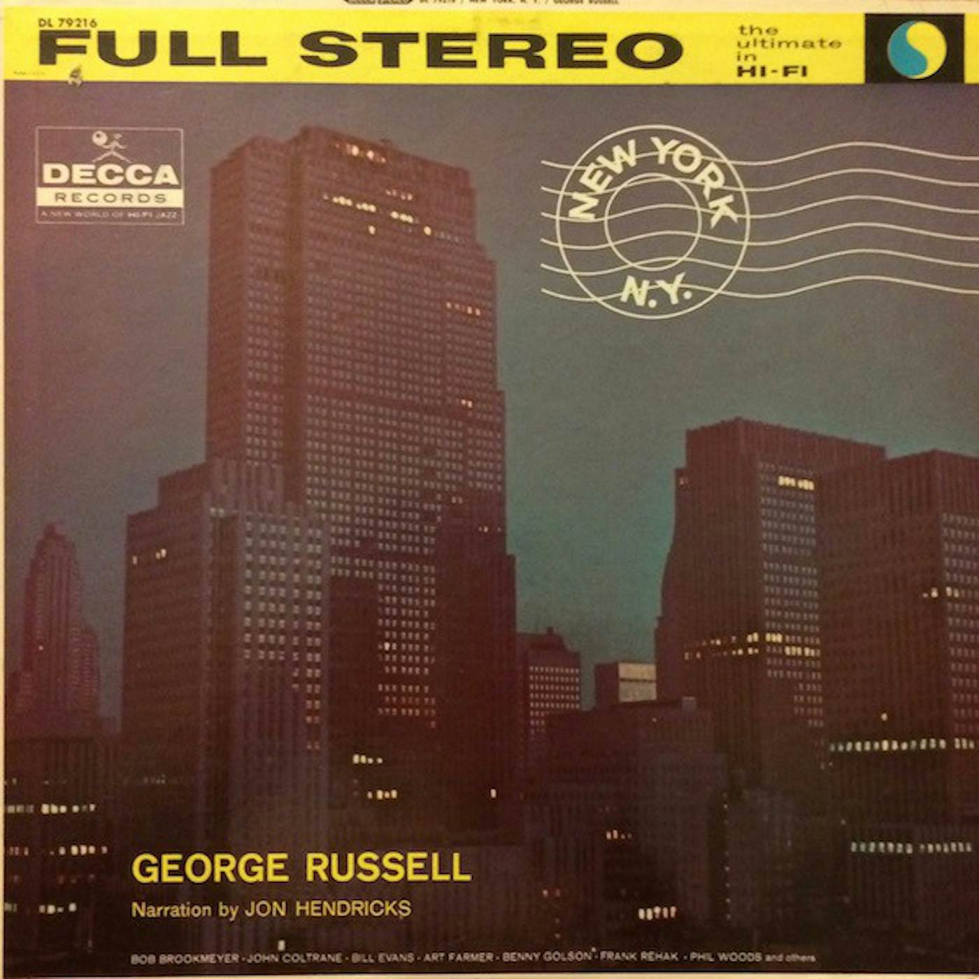 George Russell NEW YORK NY Vinyl Record