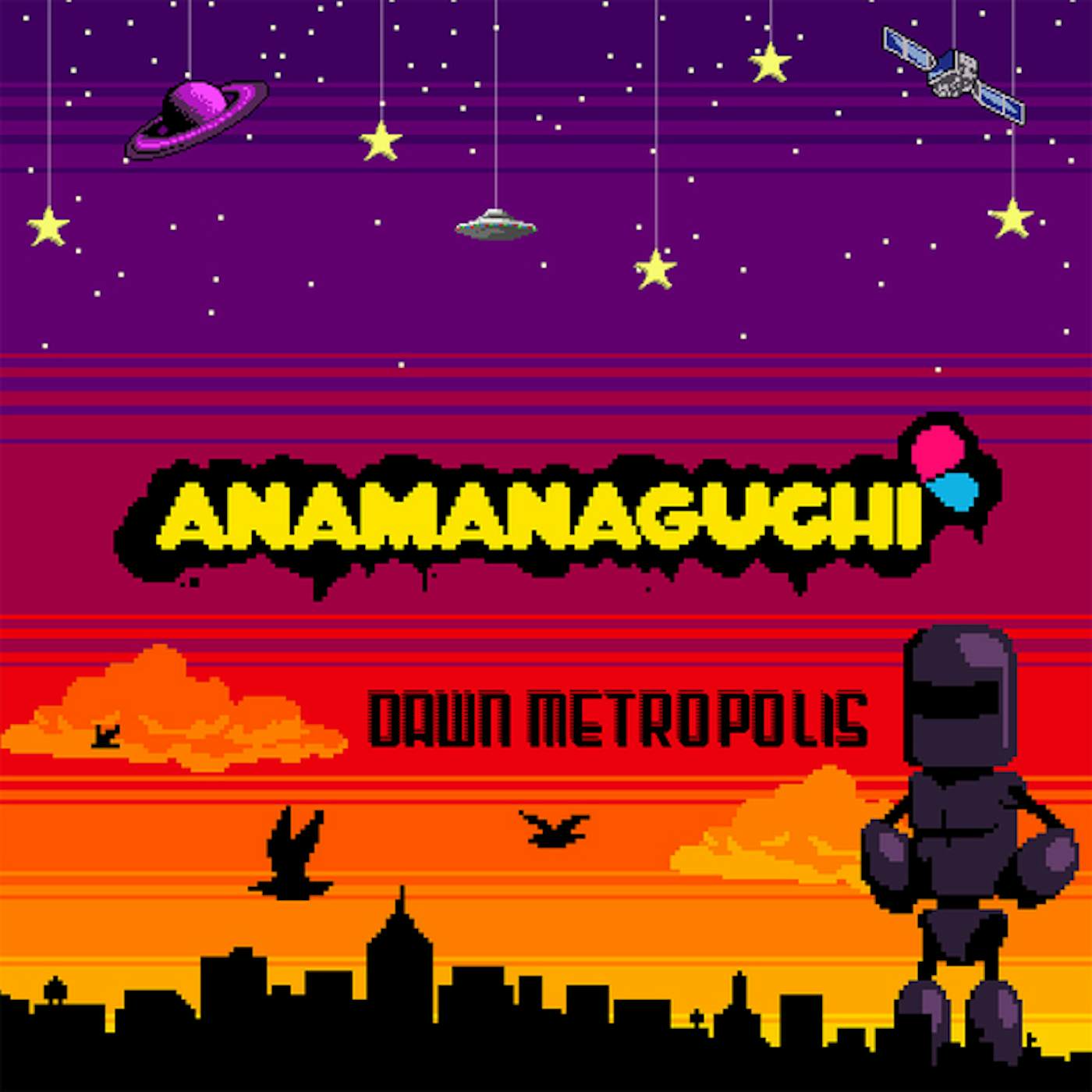 Anamanaguchi DAWN METROPOLIS (ORANGE/MAROON/PURPLE VINYL) Vinyl Record