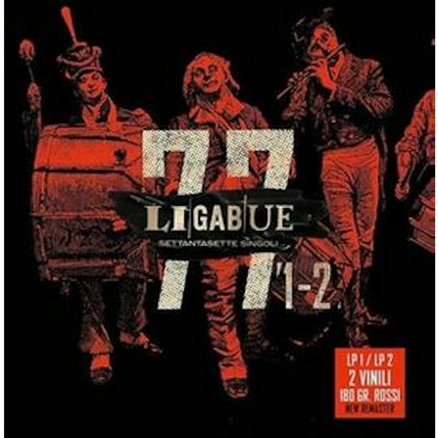 Ligabue 77 SINGOLI / LP 1-LP 2 Vinyl Record
