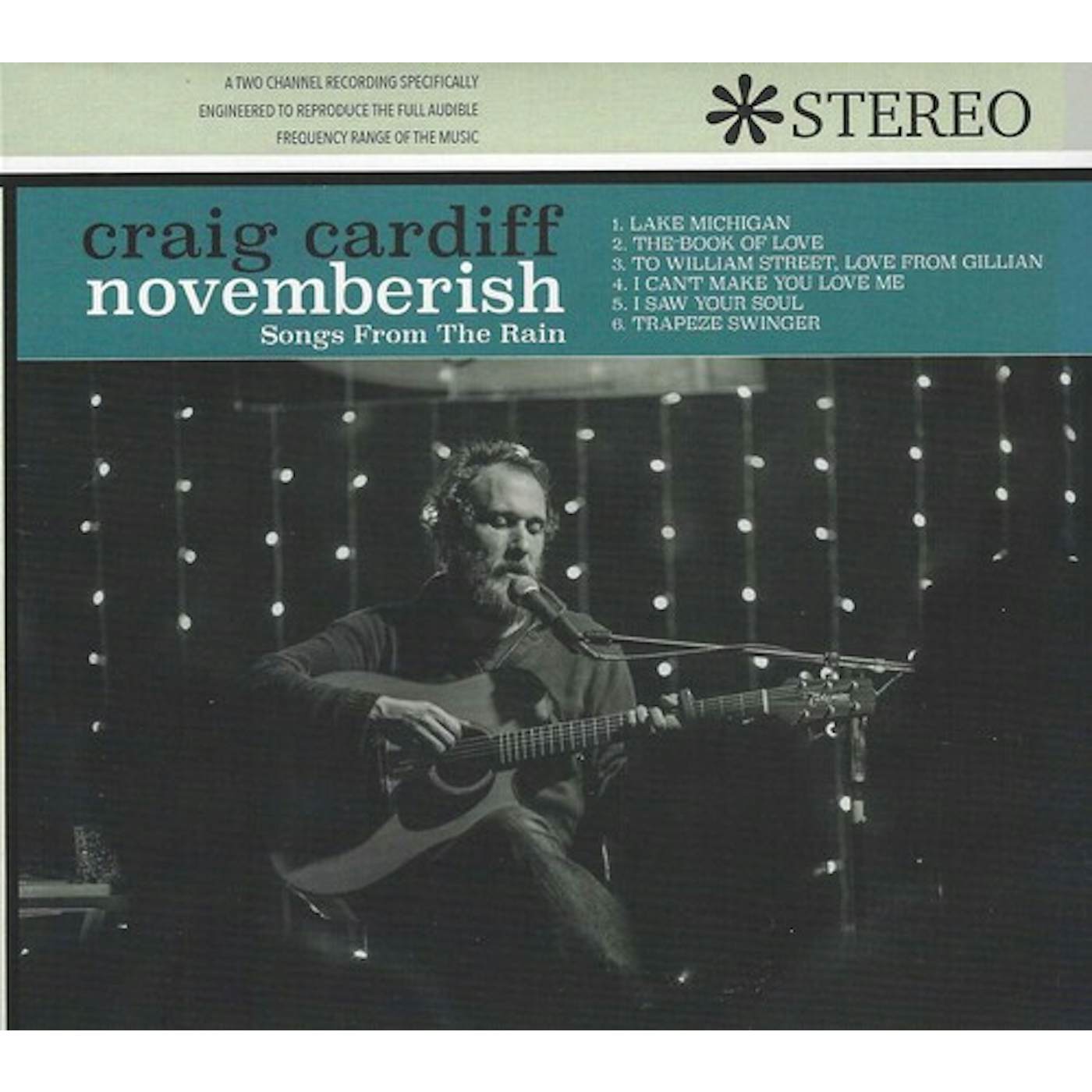 Craig Cardiff NOVEMBERISH (SONGS FROM THE RAIN) CD