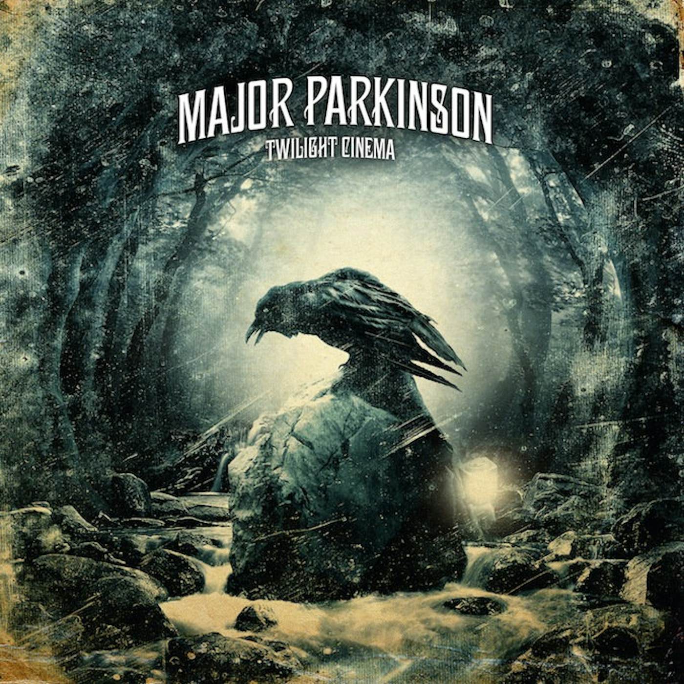 Major Parkinson TWILIGHT CINEMA (TRANSPARENT ORANGE/BLACK MARBLE VINYL) Vinyl Record