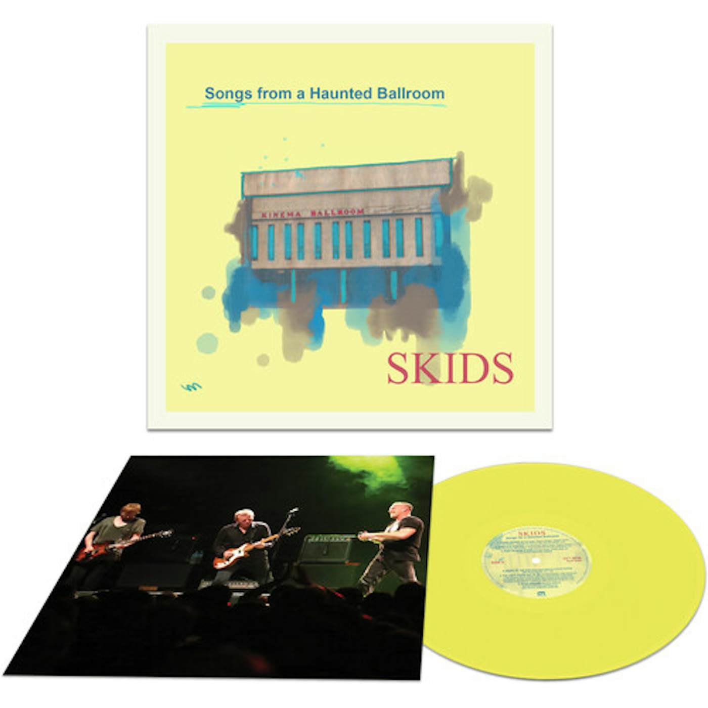 Skids SONGS FROM THE HAUNTED (YELLOW & BLUE VINYL Vinyl Record